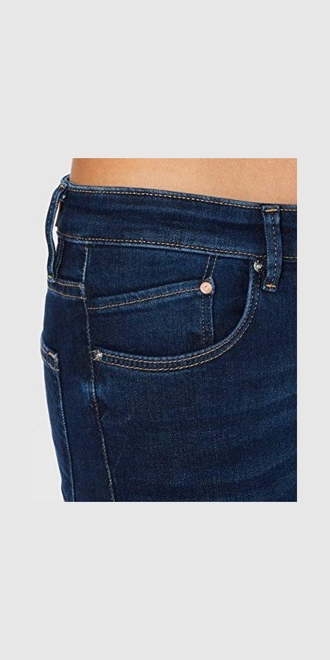 s.Oliver blue Hose lang Slim-fit-Jeans dark