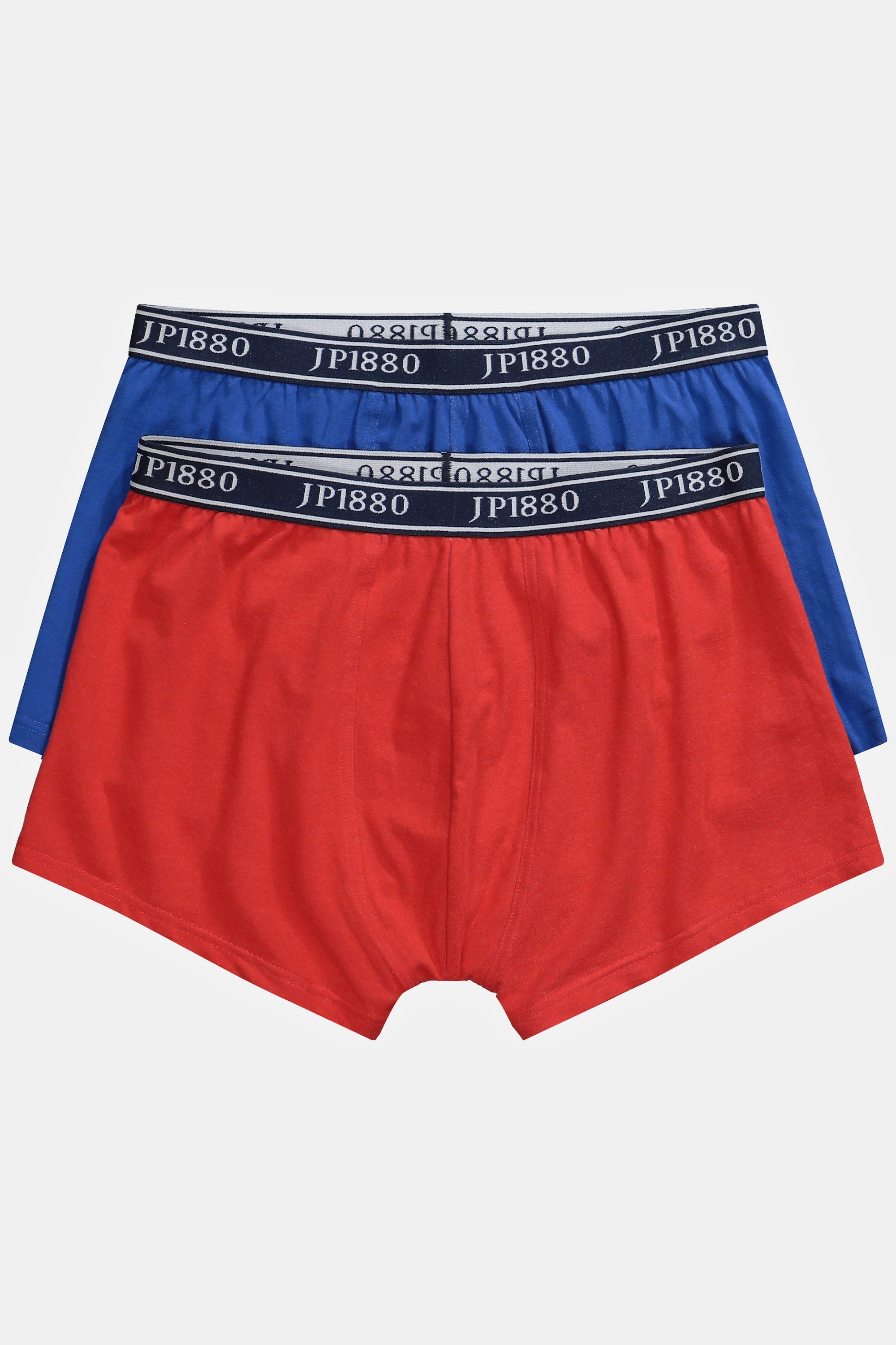 JP1880 FLEXNAMIC® Unterhose 2er-Pack Hip-Pants paprikarot Boxershorts