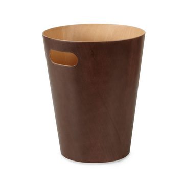 Umbra Papierkorb woodrow can espresso / natur papierkorb