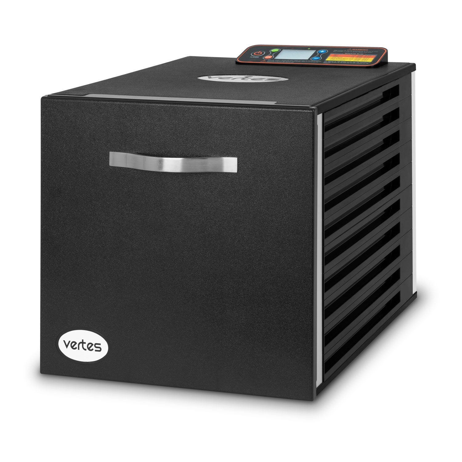 vertes Dörrautomat mit einfacher Bedienung Timer und Temperatur bis 68°C Elektrisch mit 750 W, Ventilator, 10 Trockengitter, Lebensmittel Trockner, BPA Frei