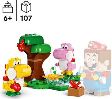 LEGO® Konstruktionsspielsteine Yoshis wilder Wald – Erweiterungsset (71428), LEGO Super Mario, (107 St), Made in Europe