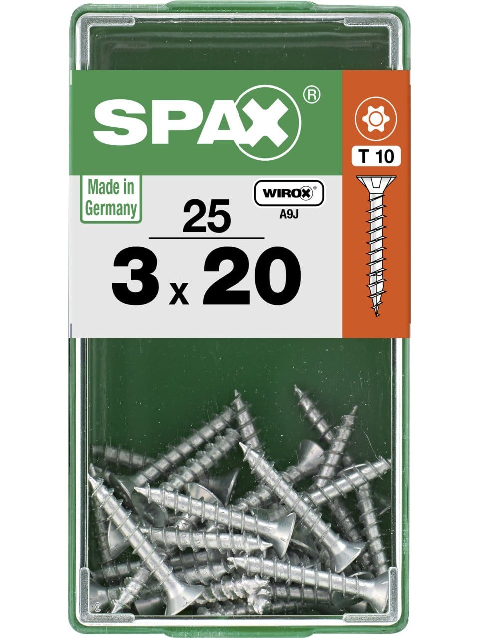 SPAX Holzbauschraube Spax Universalschrauben 3.0 x 20 mm TX 10 - 25