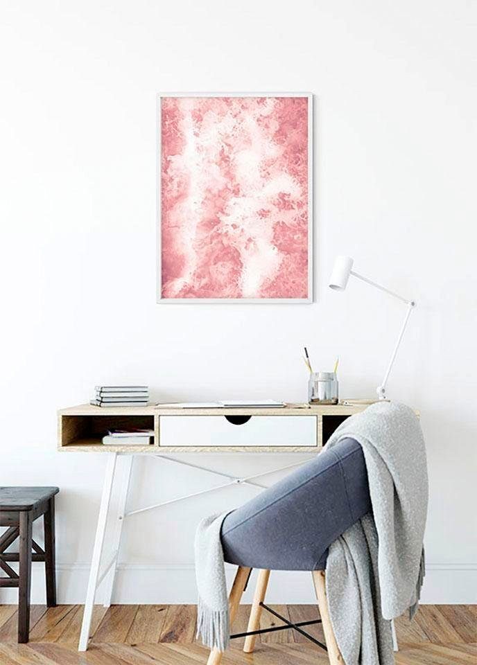 Abstrakt Pink Bubbles, Wohnzimmer Schlafzimmer, Komar (1 St), Poster Kinderzimmer,