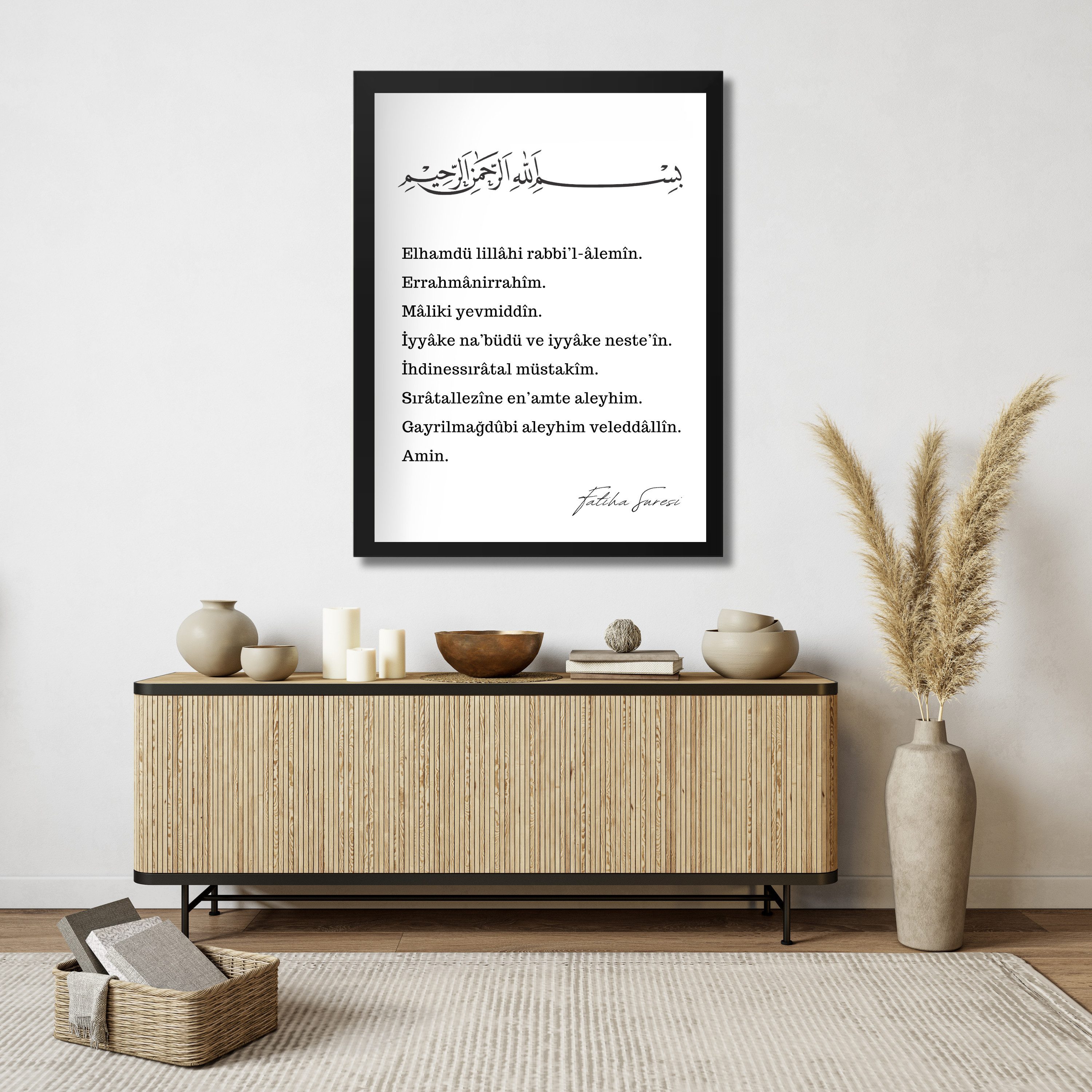 Egn Home Poster Fatiha Sure Wandbild günstig online kaufen