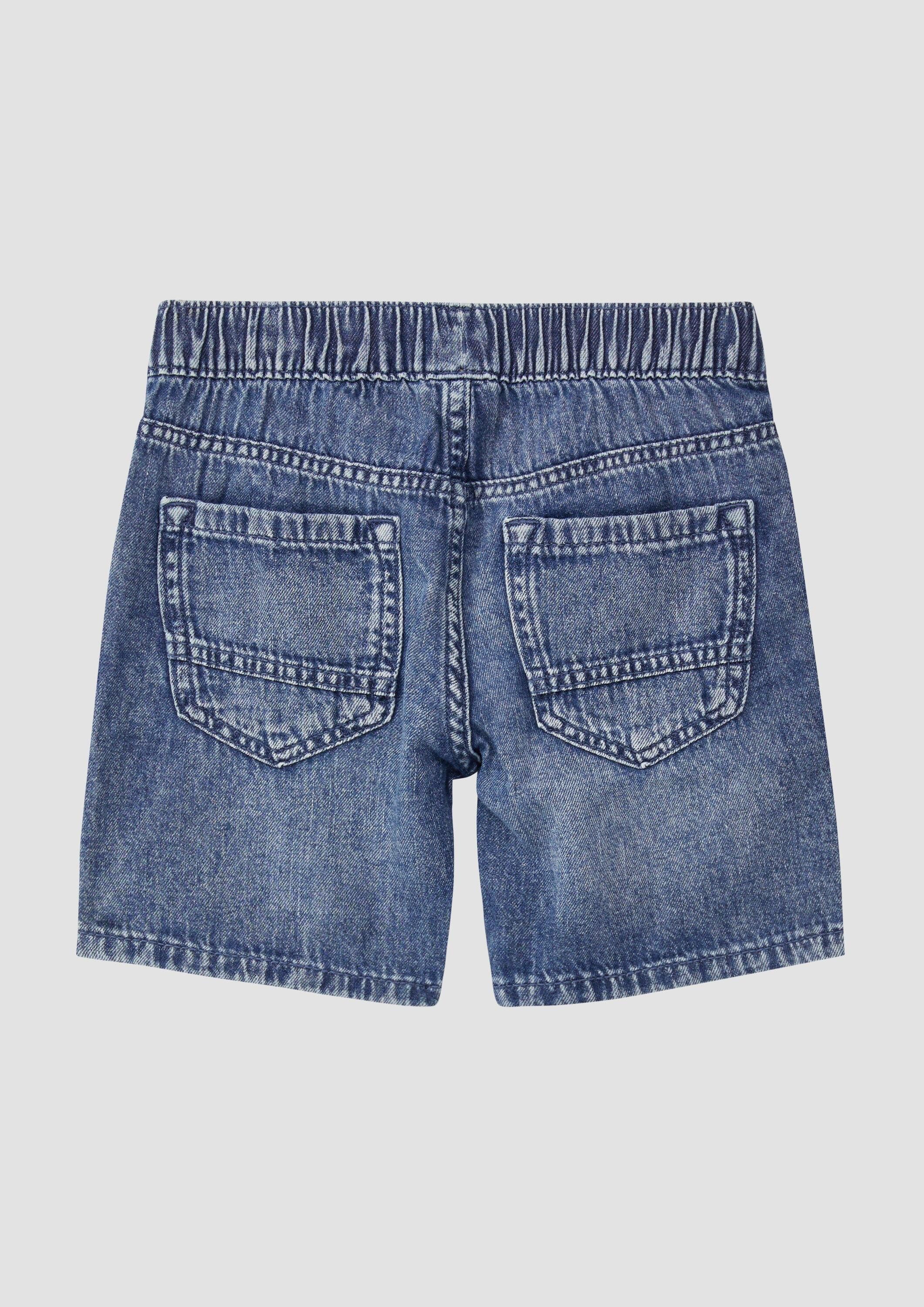 s.Oliver Jeansshorts Jeans-Hose Jeans-Bermuda Pelle / Regular Fit / Mid Rise / Elastikbund