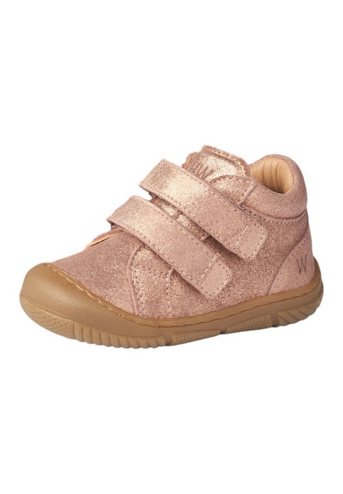 WHEAT Ivalo Double Velcro Shine Lauflernschuh Atmungsaktiv, Weiche  Latex-Einlegesohle mit Leder überzogen