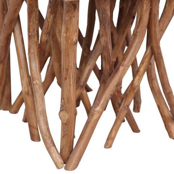 vidaXL Couchtisch Couchtisch aus Baumstämmen 40x40x40 cm Massivholz