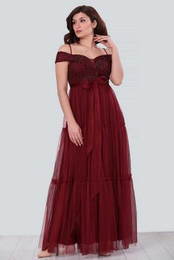 Modabout Abendkleid Langes Maxikleid Hochzeitskleid Für Damen - NELB0553D8836BRD (1-tlg)
