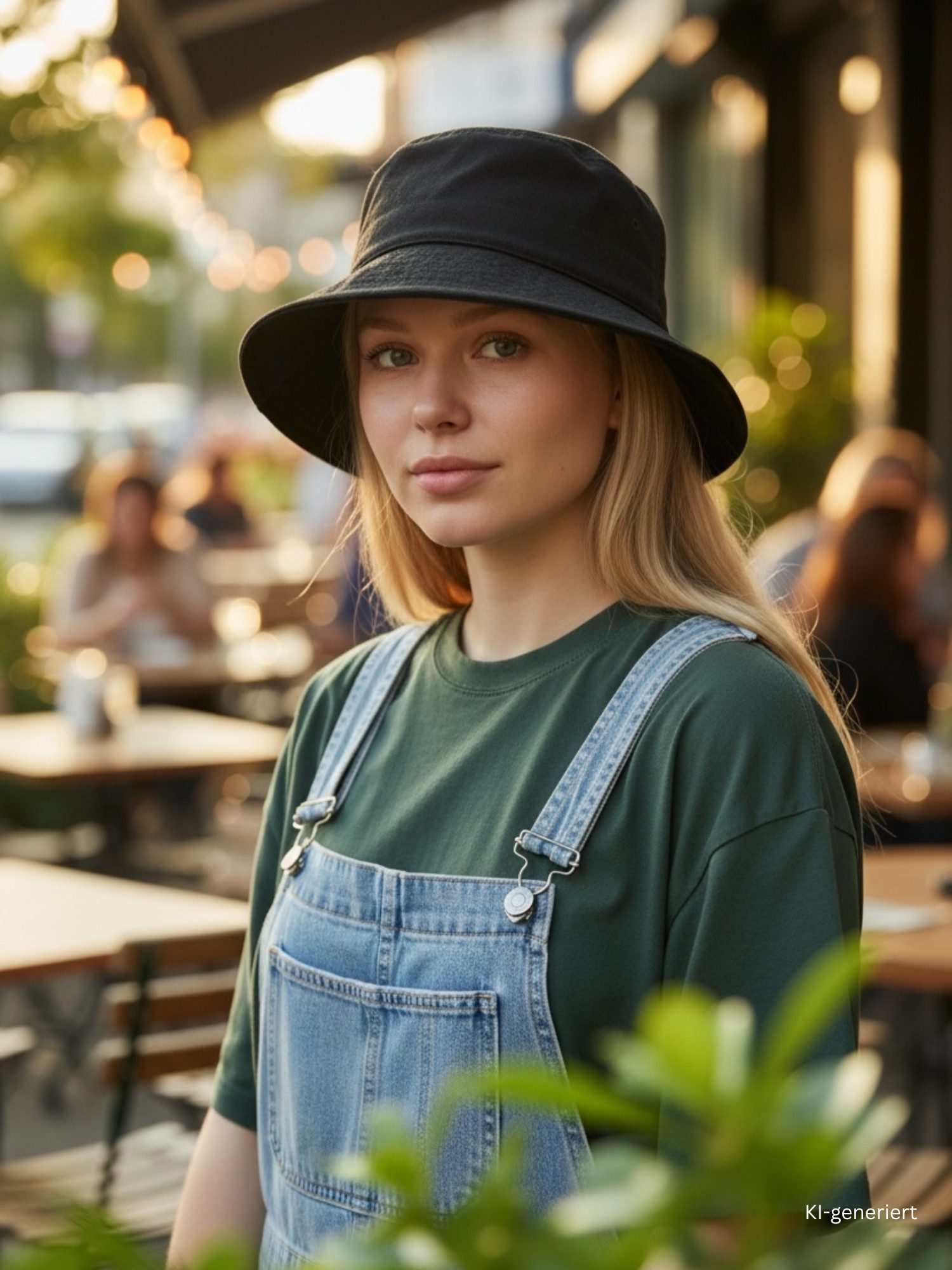 Taschen4life Sonnenhut Leinen Hut Größenverstellbar, unisex, Fischerhut