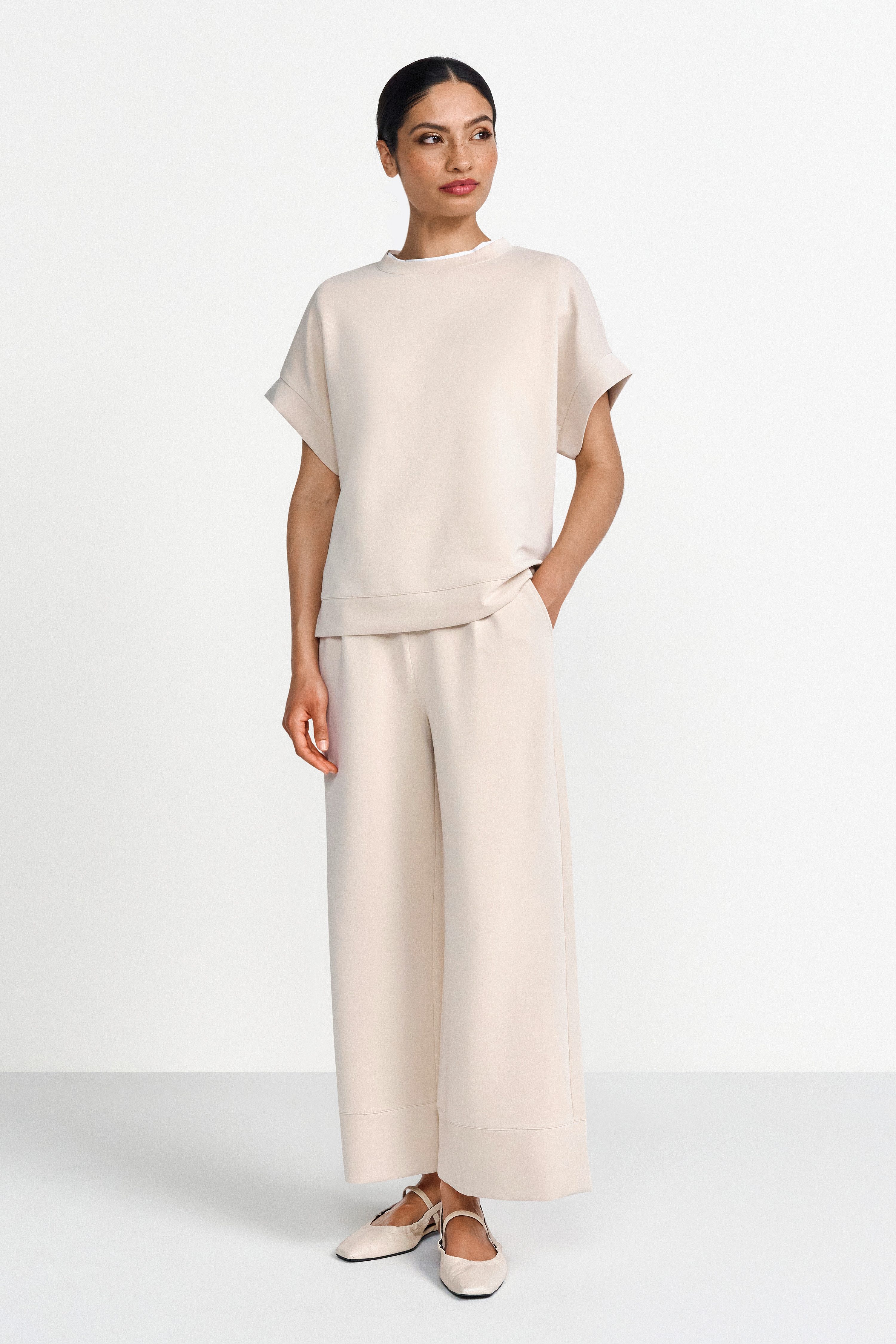 RICHROYAL Culotte Regular fit mit Bundfalten