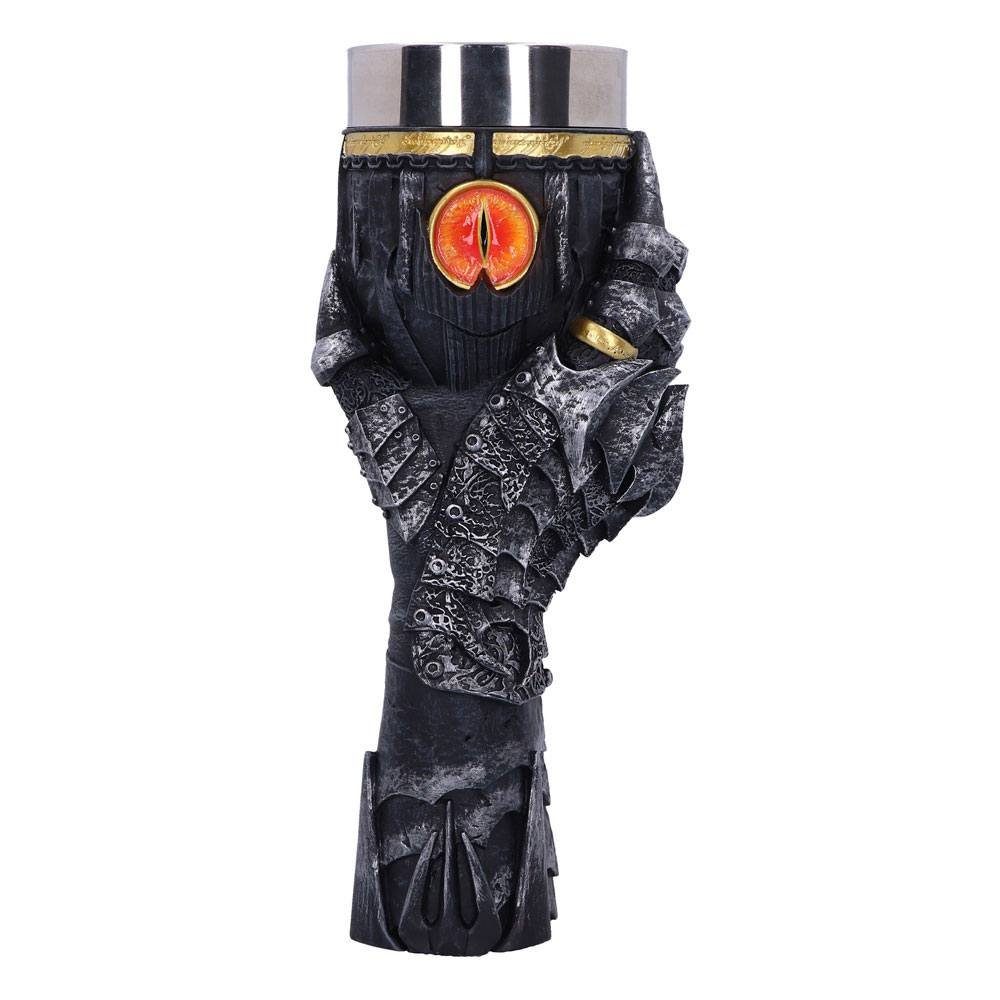 Nemesis Now Weinglas Herr der Ringe Kelch Sauron, Resin