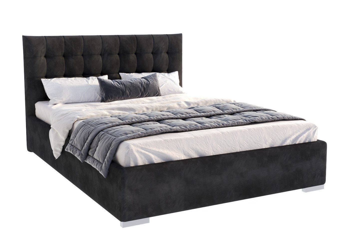 thematys Polsterbett Bett Stauraumbett aus Velours 120x200 140x200 160x200 günstig online kaufen