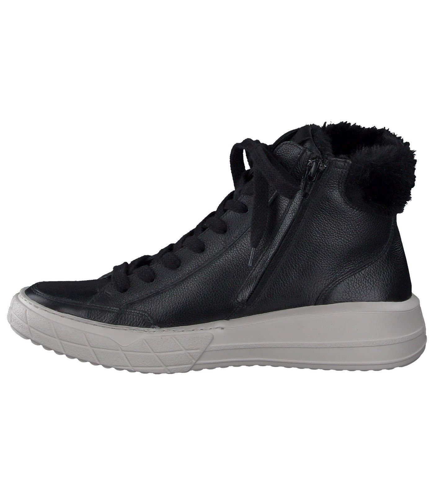 Paul Green Schwarz Glattleder Sneaker Sneaker