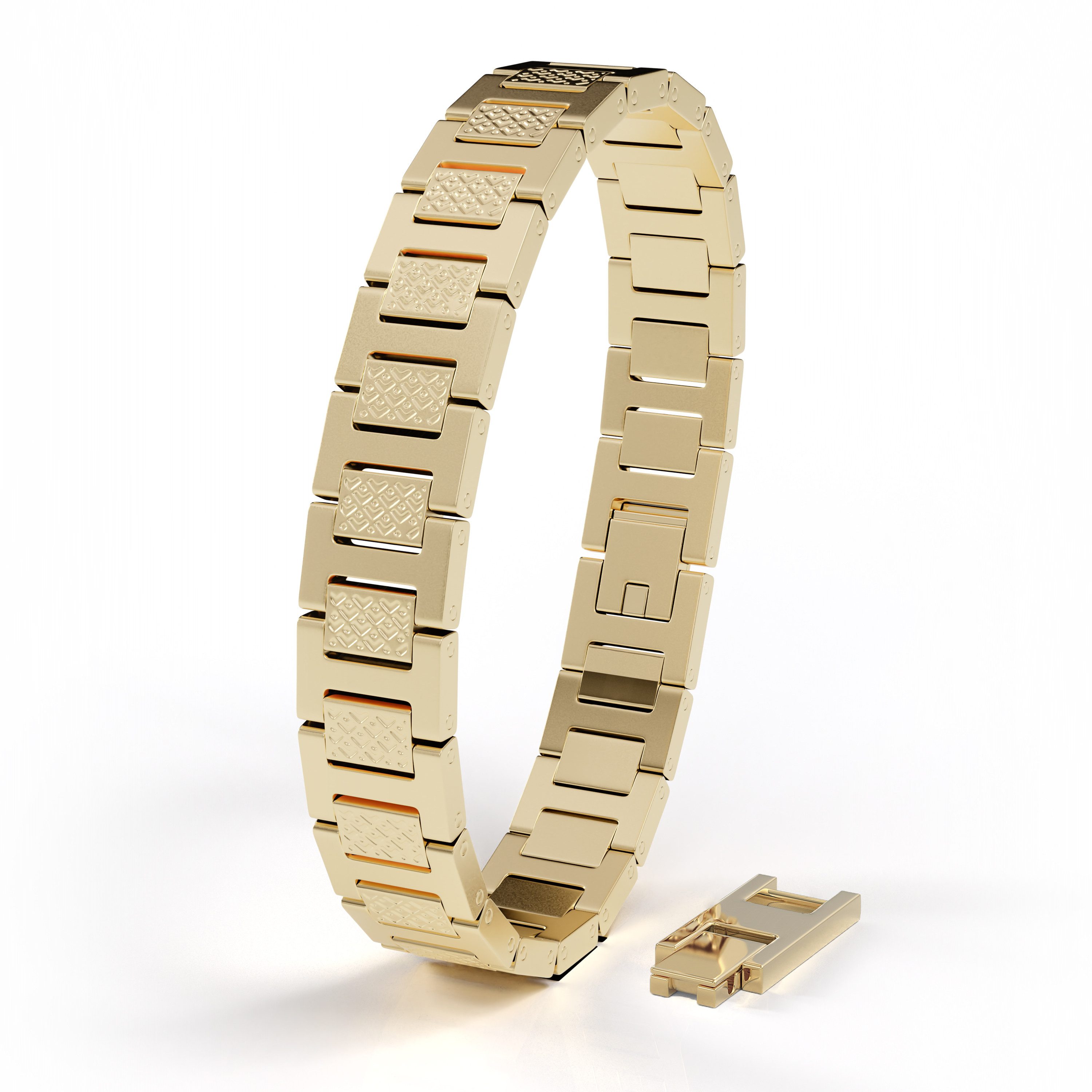 SERASAR Armband Edelstahlarmband für Herren, Power