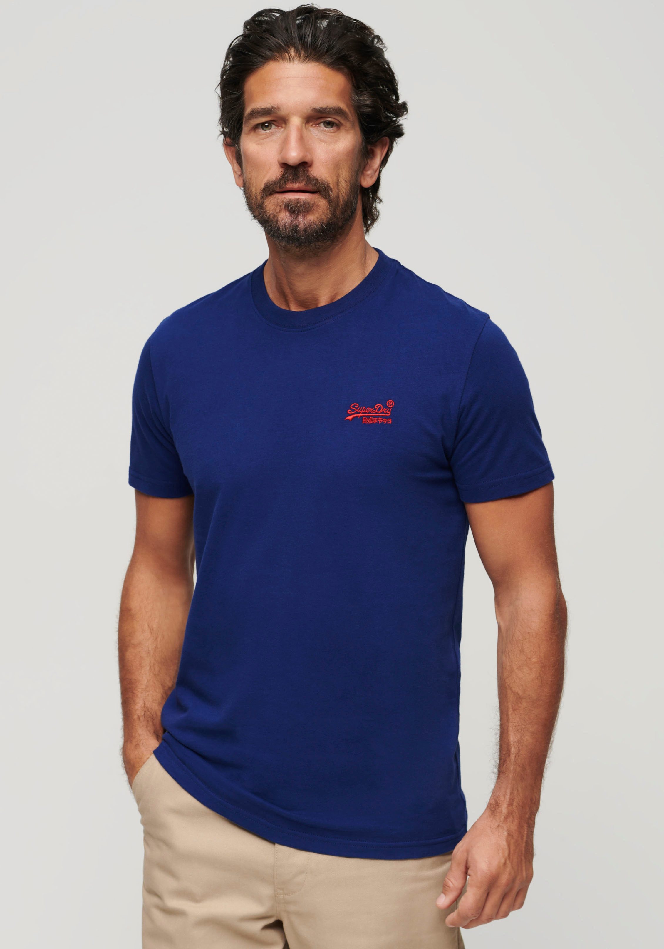 Superdry Rundhalsshirt ESSENTIAL LOGO EMB TEE günstig online kaufen