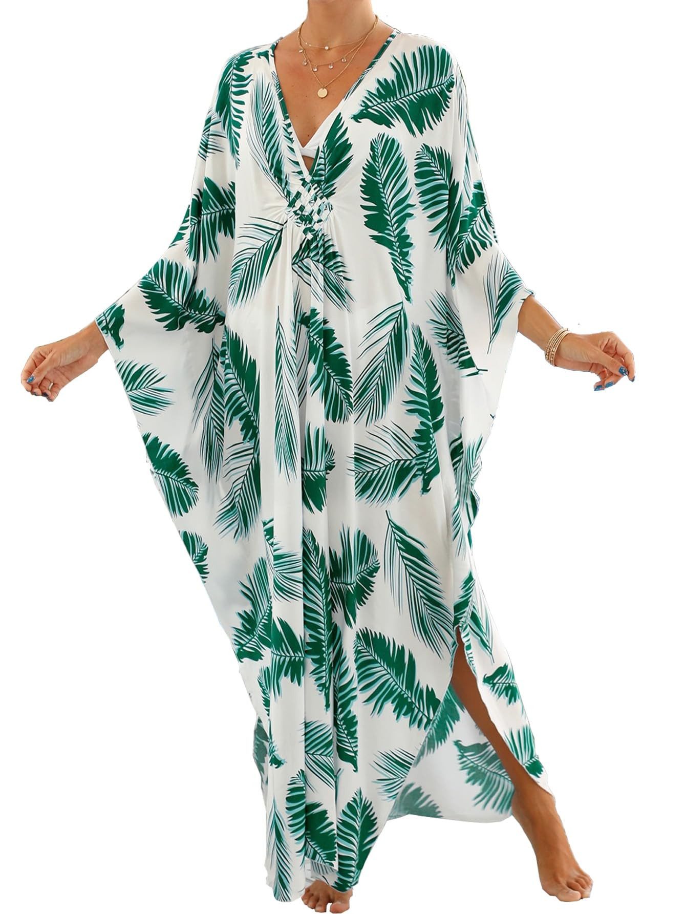 RWEUOQ Strandkleid Boho Maxikleid Strandkleid Bikini günstig online kaufen