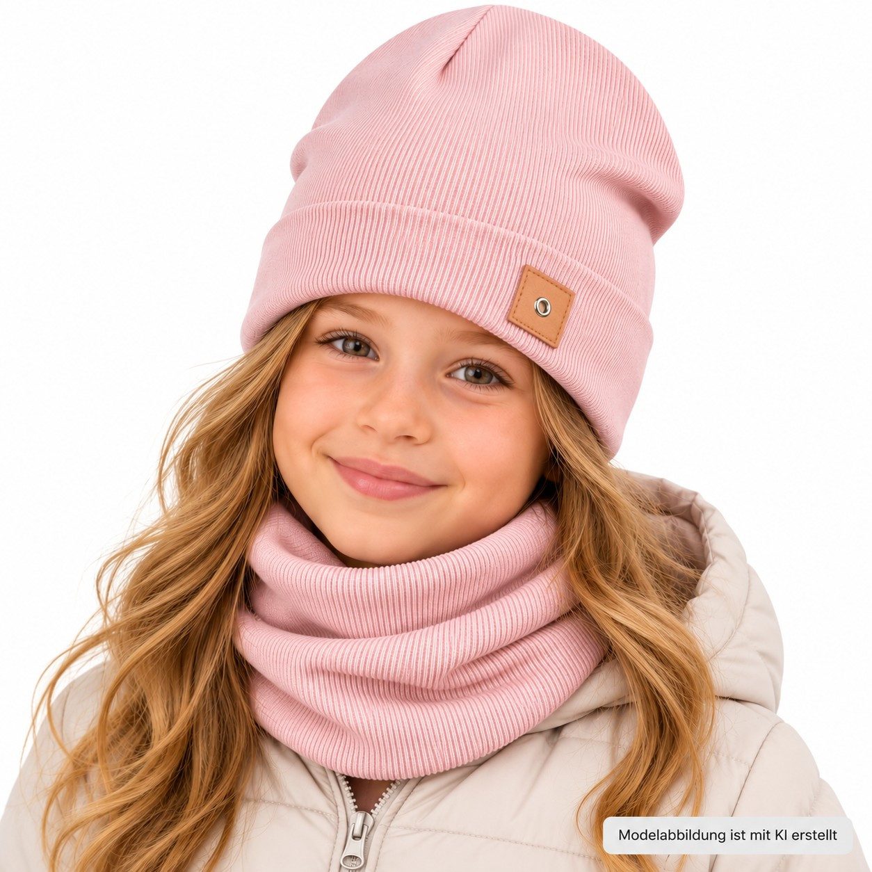Smarilla Mütze & Schal Kindermütze mit Schal, Winterset für Jungen & Mädchen