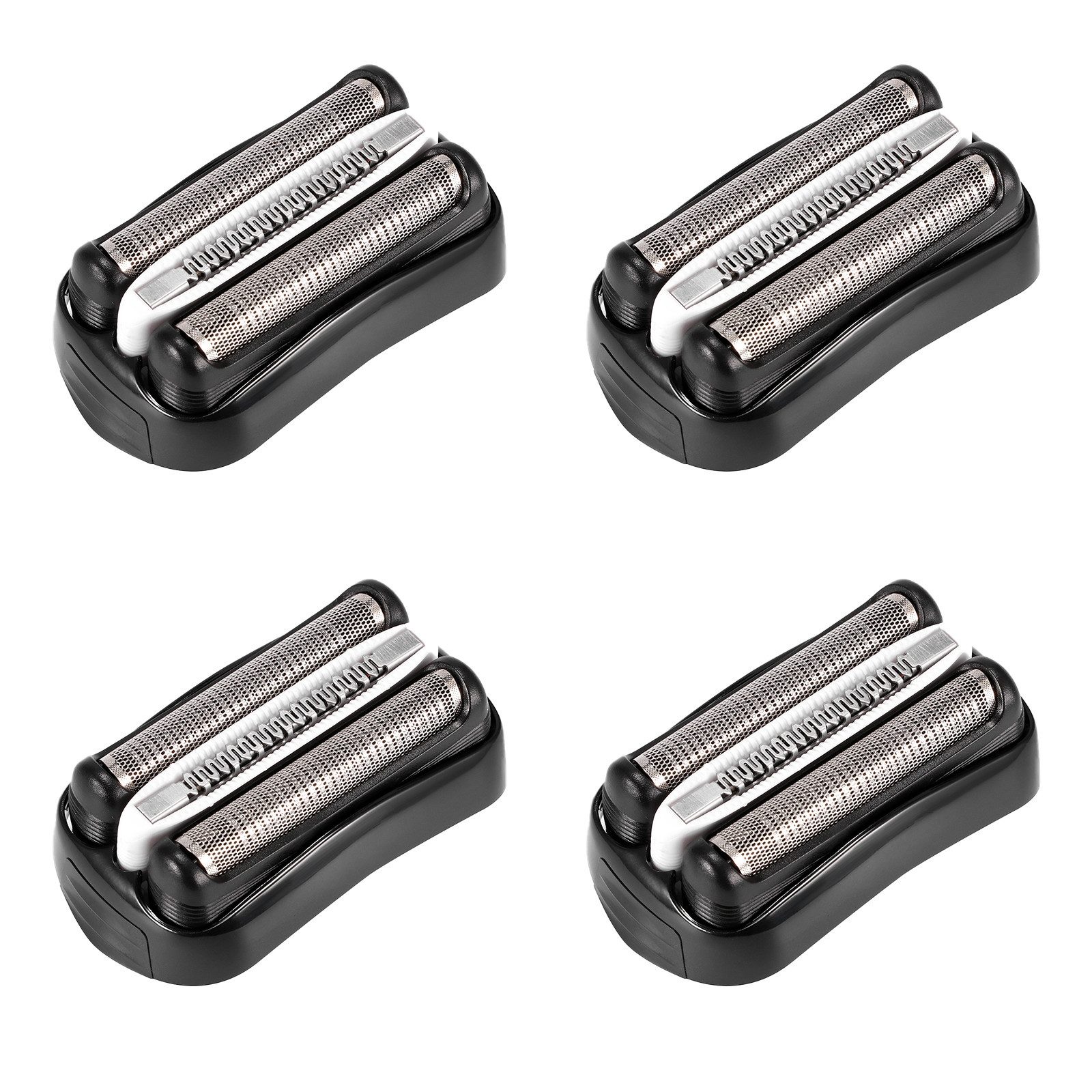 BlingBin Ersatzscherkopf Бритви Kassette Scherkopf Für Braun 3S Series 3 3020S 3030S 3040S, 4 St., Braun Ersatzkopf Електробритва Scherkopf Ersatzteil