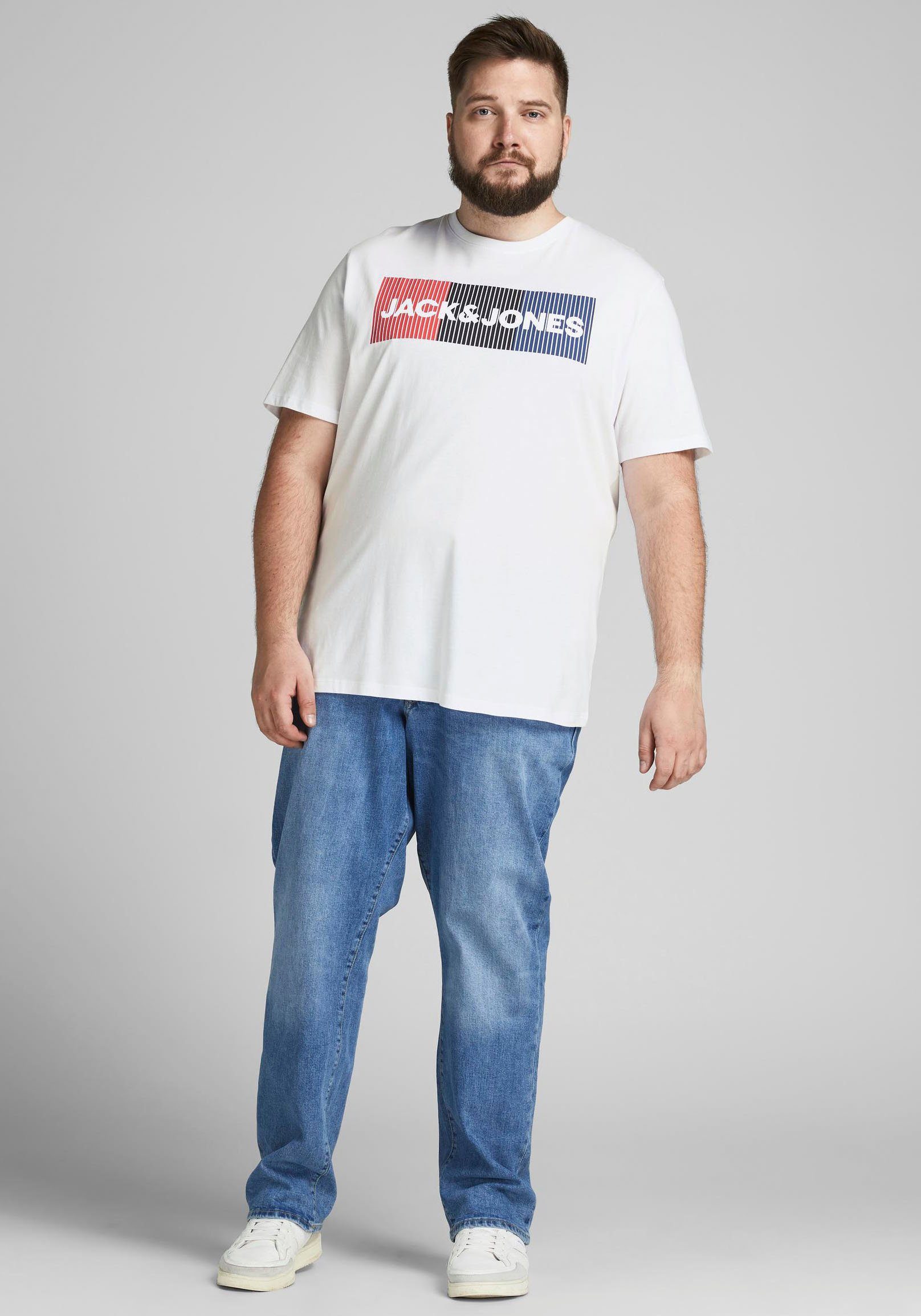 Jack & Jones PlusSize T-Shirt »CORP LOGO TEE« Bis Größe 6XL online kaufen |  OTTO