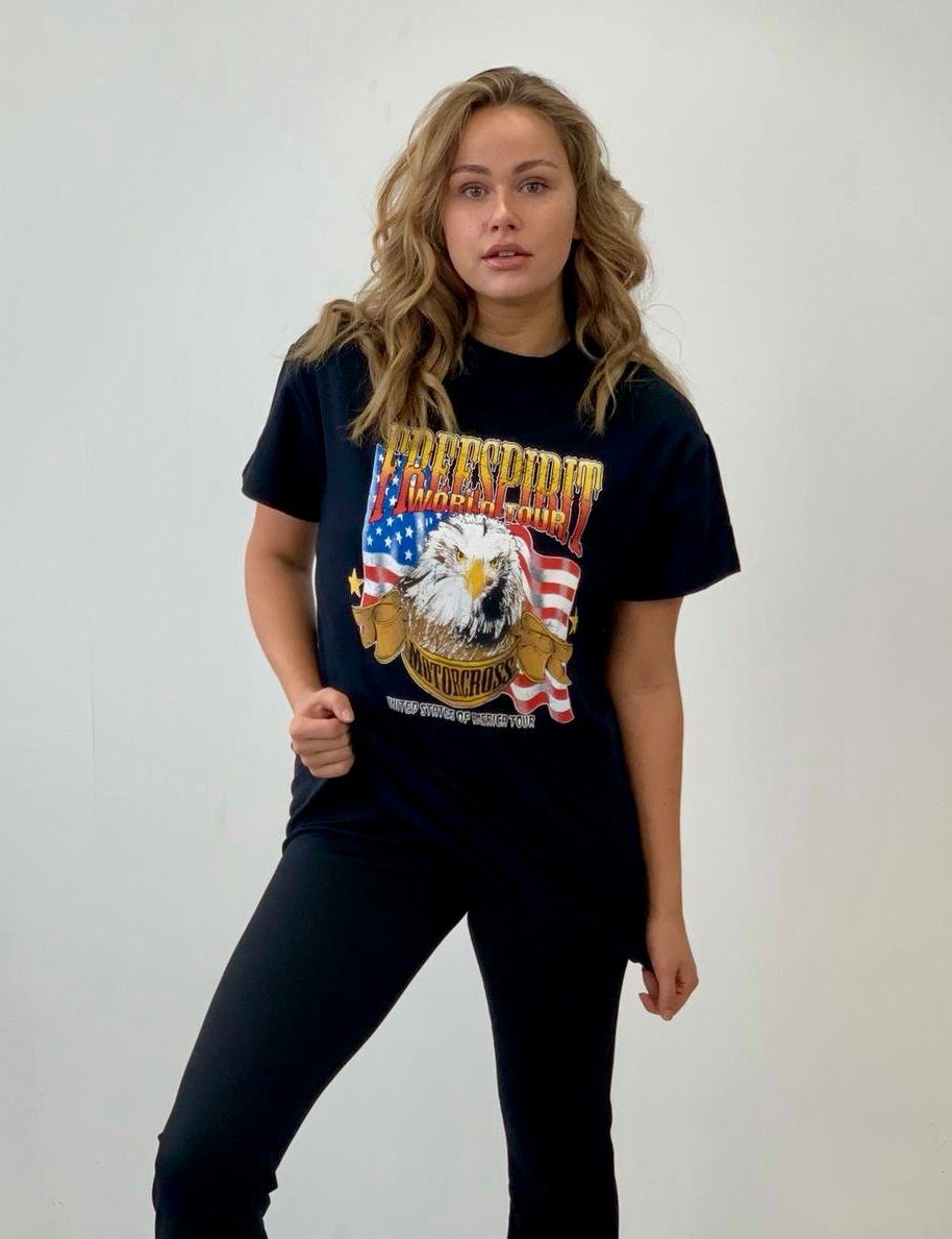 Worldclassca T-Shirt Worldclassca Damen T-Shirt Freespirit Frontdruck Somme günstig online kaufen