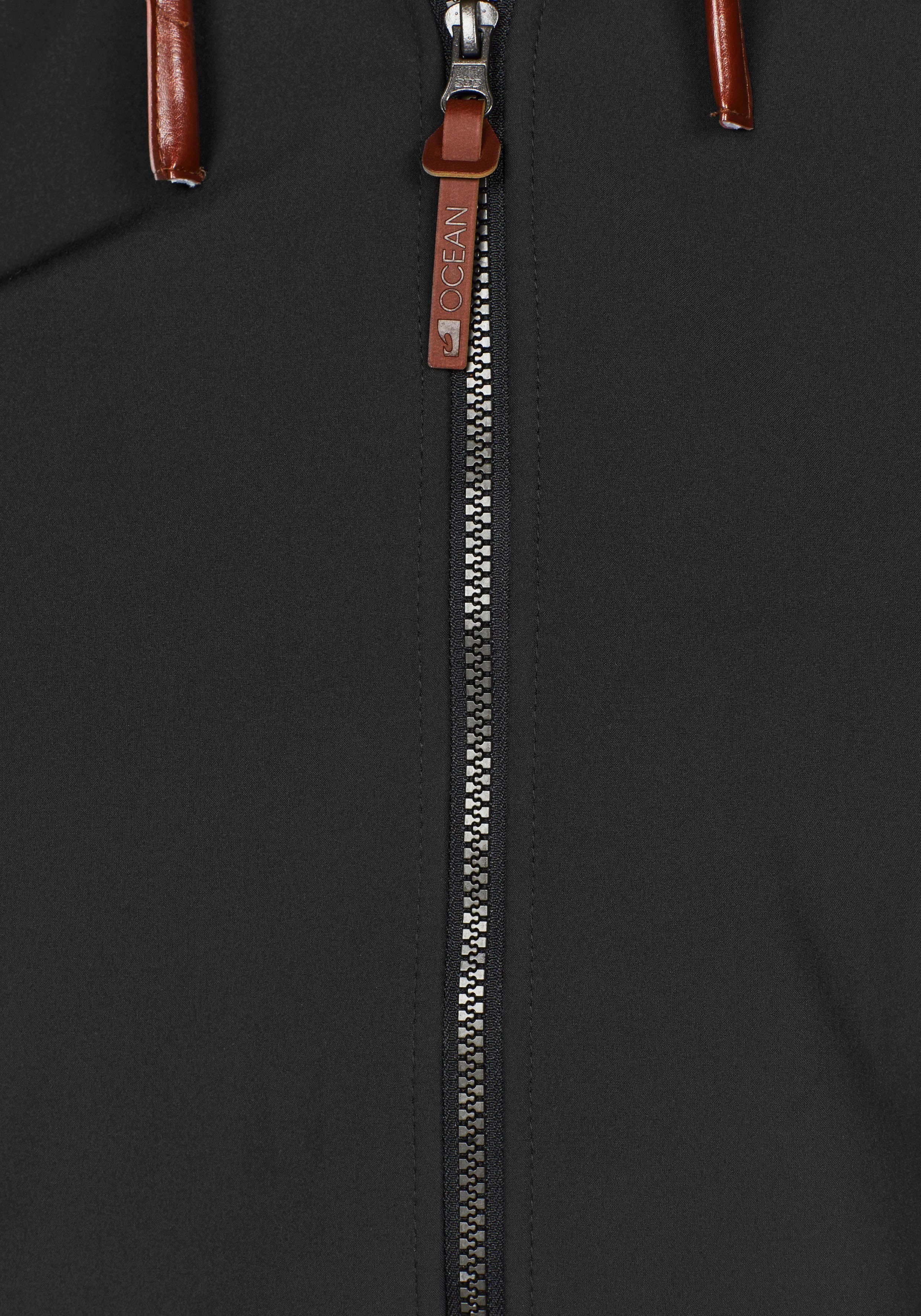 Ocean Sportswear Softshelljacke für kältere Tage, wärmendes Material, mit Reißverschlusstaschen