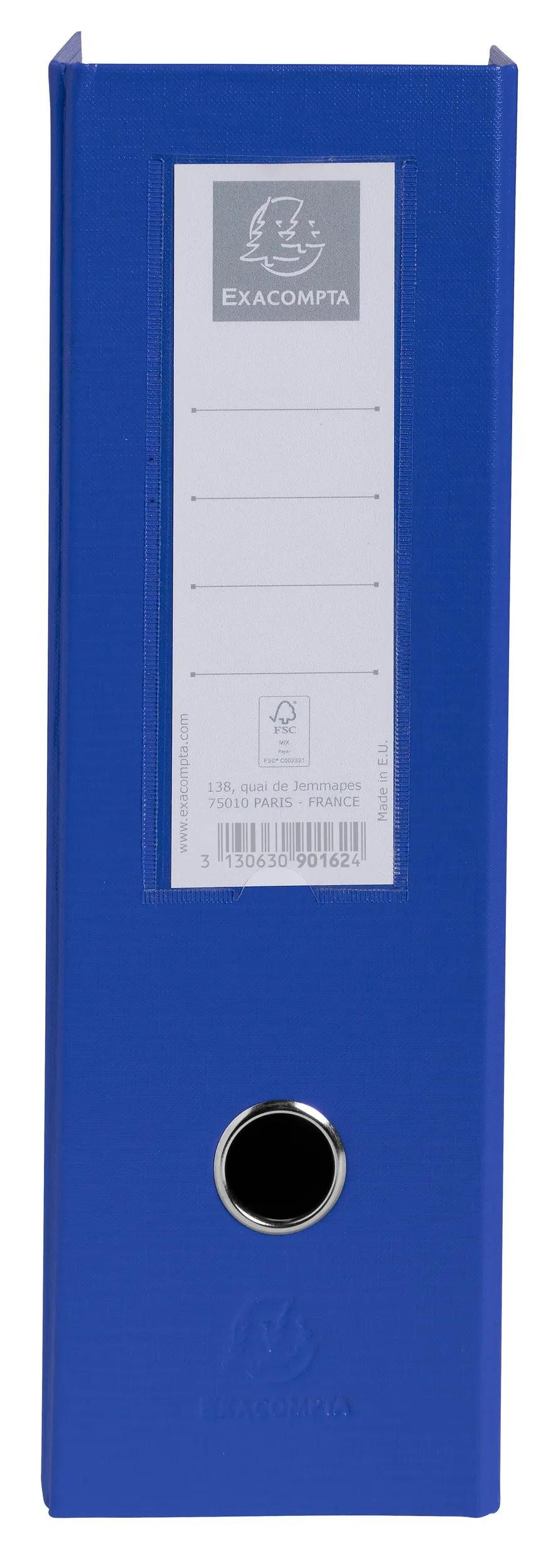 EXACOMPTA Офисные папки 10x Офисные папки PP, Rücken 100mm, 23x31cm A4, Dunkelblau, 90162E, Офисные папки