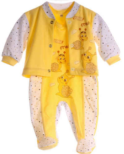 La Bortini Strampler Strampler und Hemdchen Set Baby Anzug für Neugeborene 44 50