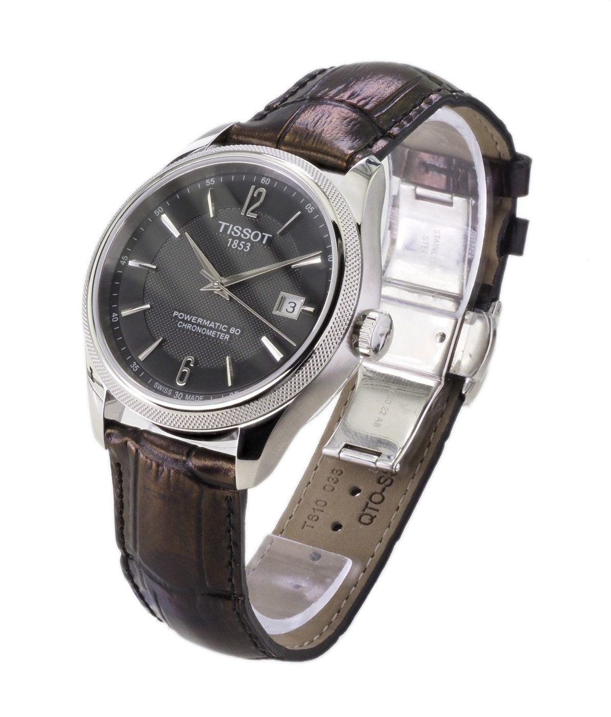 Tissot Automatikuhr Tissot Herren Uhr Ballade Powermatic 80 COSC T-Classic T1084081605700, (Silber)