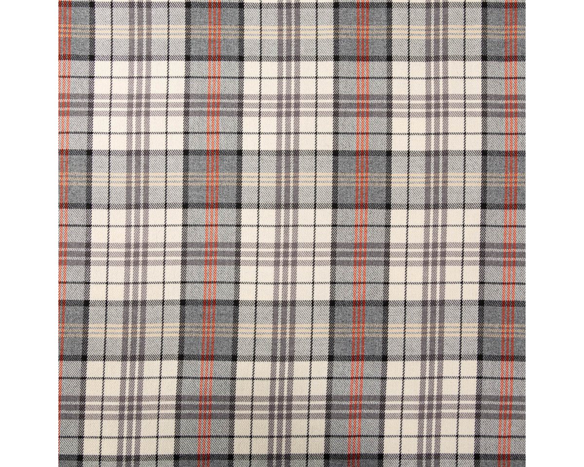 Thumbnail - SCHÖNER LEBEN. Stoff Viskose Stoff Tartan Muster Schottenkaro kariert beige grau 1,4m Br., pflegeleicht
