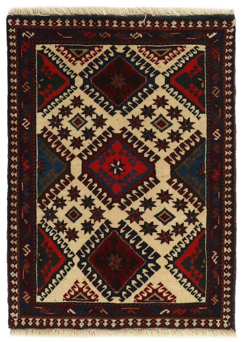 Orientteppich Nain rechteckig, 57x76 Handgeknüpfter Perserteppich, mm / Yalameh Trading, Höhe: Orientteppich 12