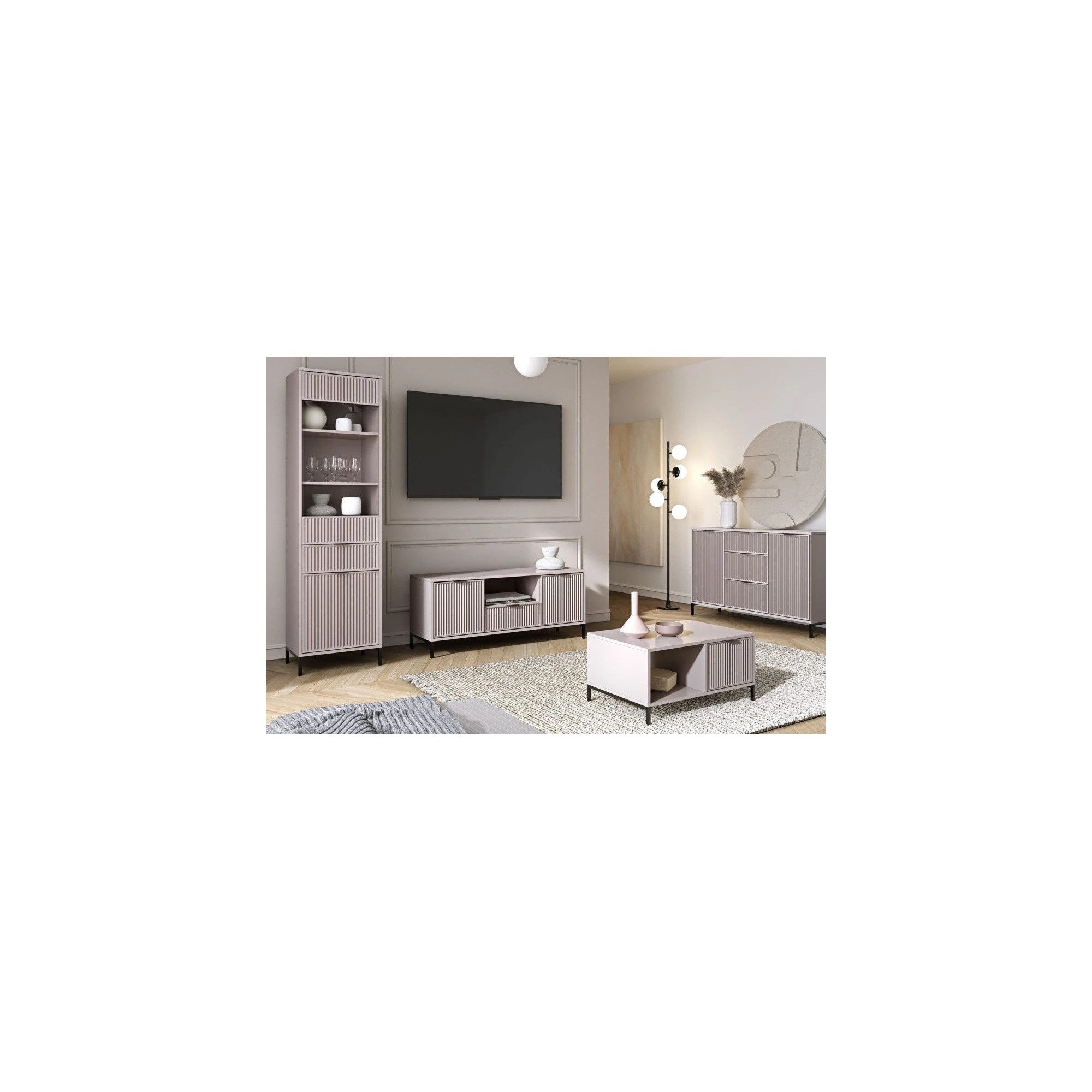 Raumhirsch Furniture Hängeregal Hängeregal, Wandboard, Regal mit Stauraum, Maße: 120 x 18 x 32 cm (ABS-Kanten, moderne Optik), platzsparende Wandmontage, vielseitig einsetzbar, stabile Konstruktion
