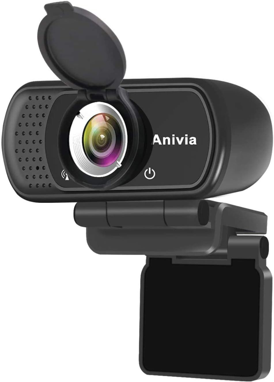 Anivia Full HD-Webcam (Full HD, Hochauflösende Videokamera, Hohe Auflösung x Rauschunterdrückung x Plug-and-Play)