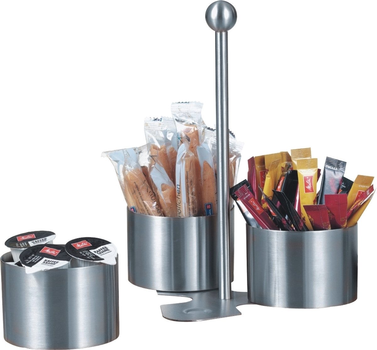 Esmeyer Geschirr-Set Snack & Dip Schalen edelstahl gebürstet