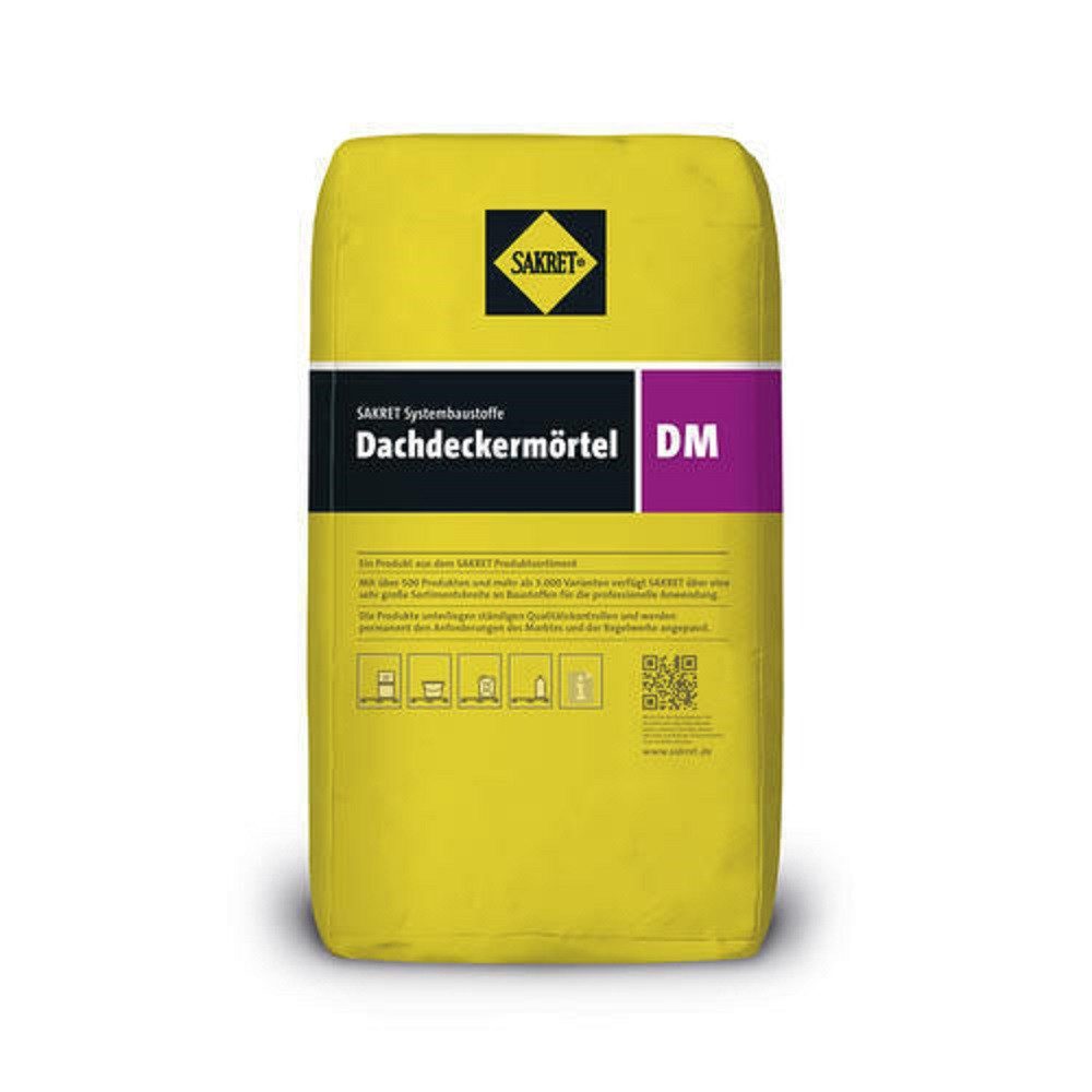 Sakret Fugenmörtel SAKRET Dachdeckermörtel DM ziegelrot 25 kg