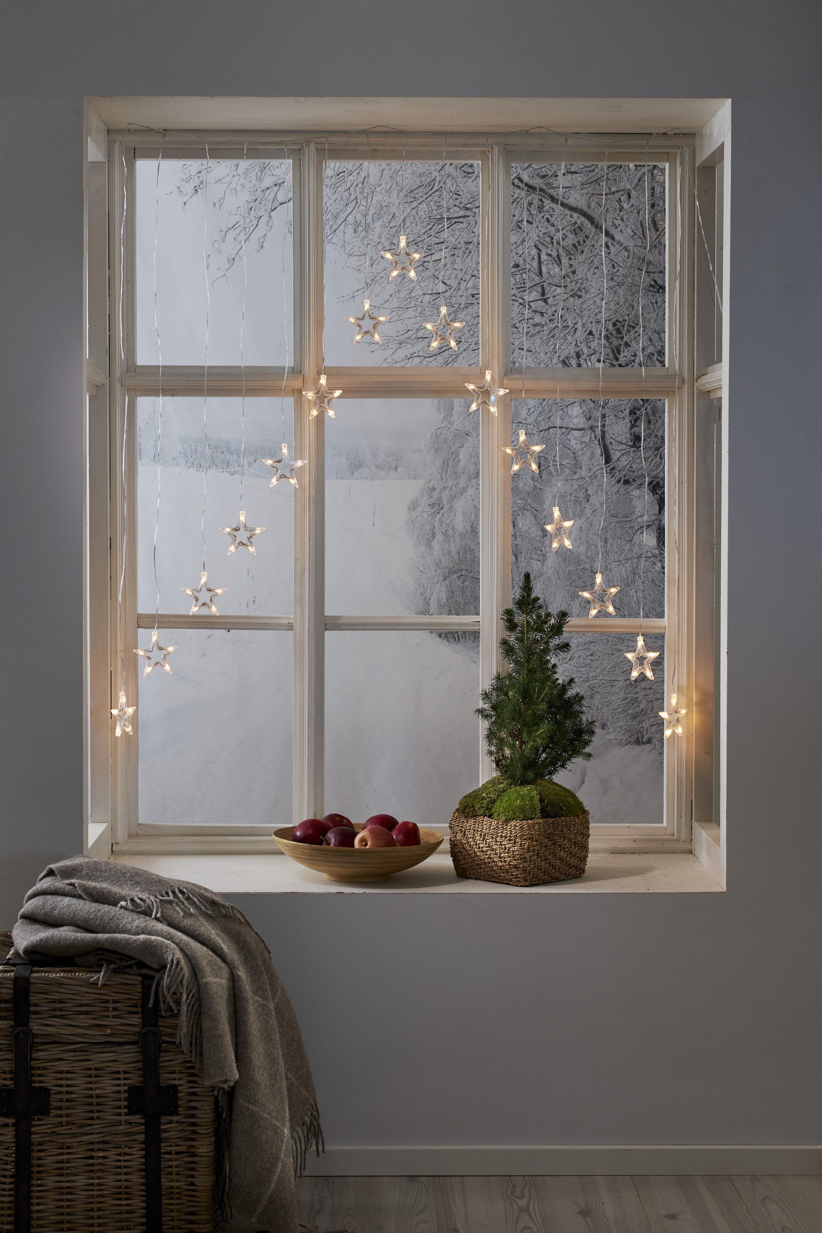 EGLO Lichterkette Decystar, Lichtervorhang Wohnzimmer Schlafzimmer, günstig online kaufen