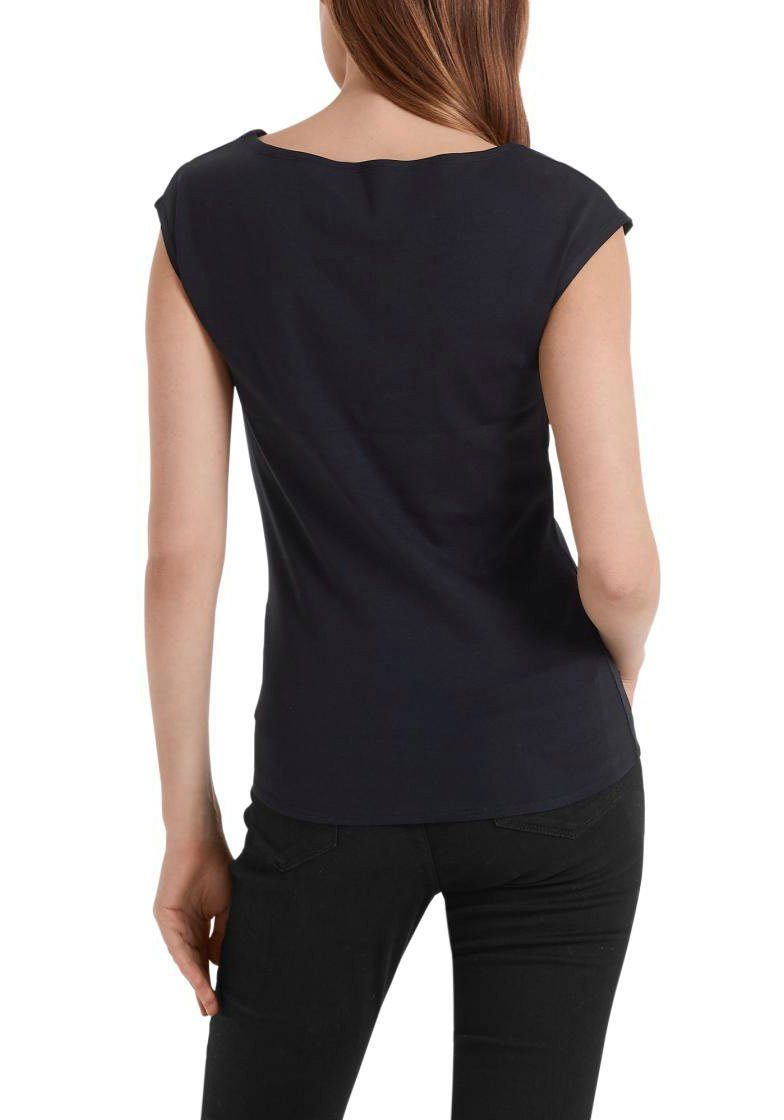Marc Cain T-Shirt "Collection Essential" Premium Damenmode Basic-Shirt mit weitem Ausschnitt