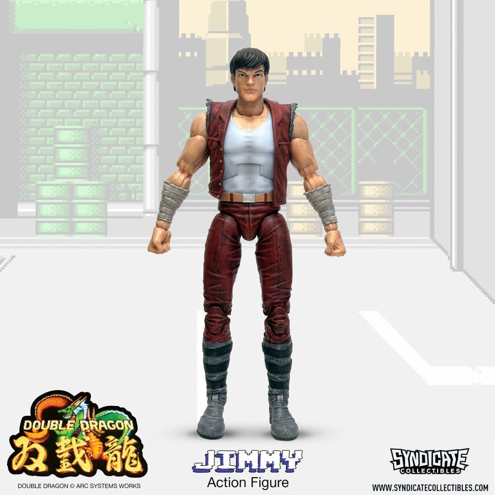 Syndicate Collectibles Merchandise-Figur Double Dragon Deluxe Actionfigur 1/12 Jimmy 18 cm