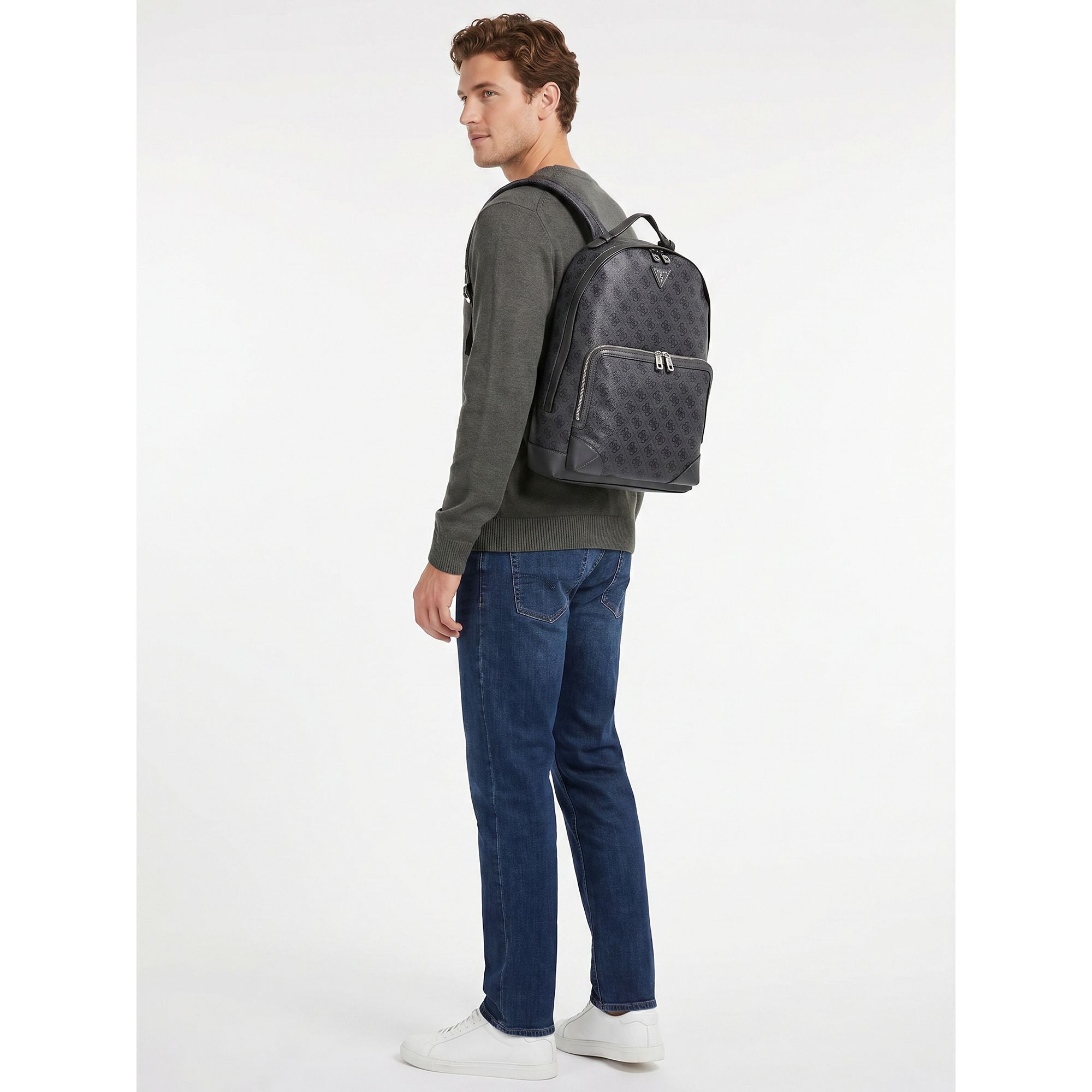 Guess Laptoprucksack Milano, Polyurethan