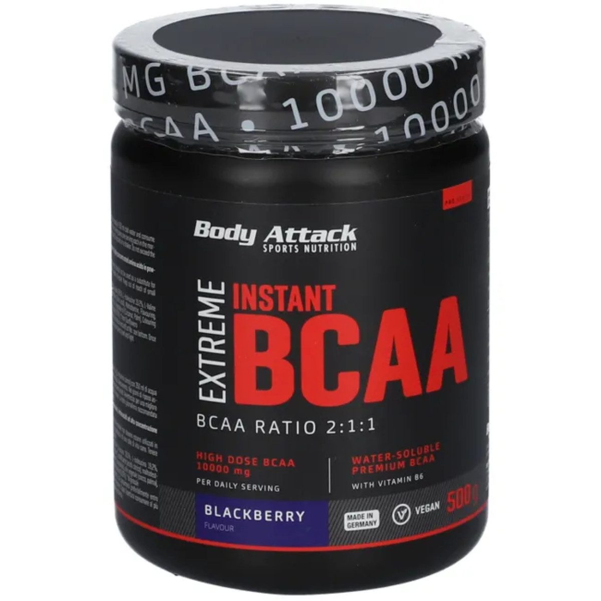 Body Attack Instant BCAA Extreme 500g Pulver, 500 g