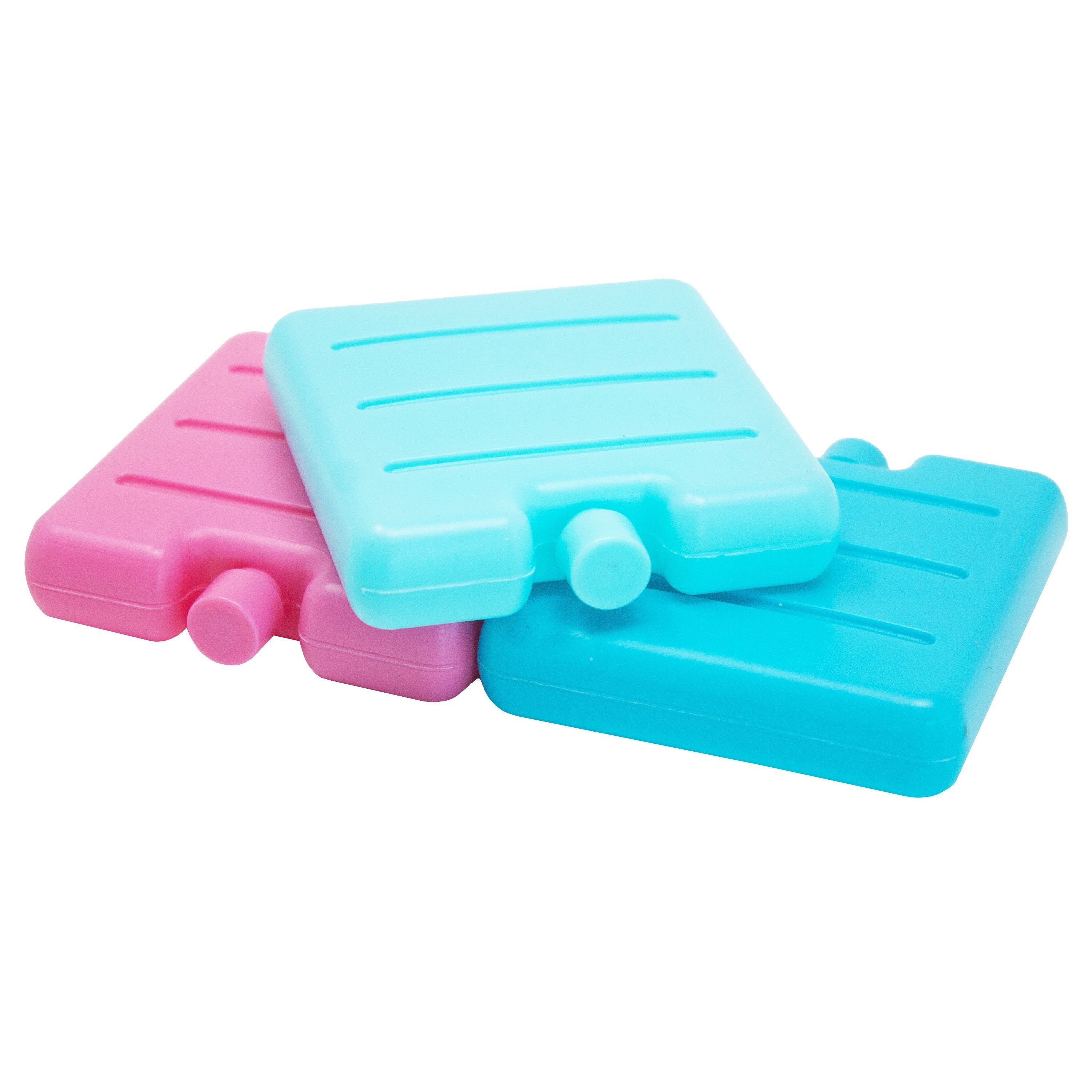 ToCi Kühlakku 3er Set Mini Kühlakkus kleine flache Kühl-Elemente Kühltasche Camping
