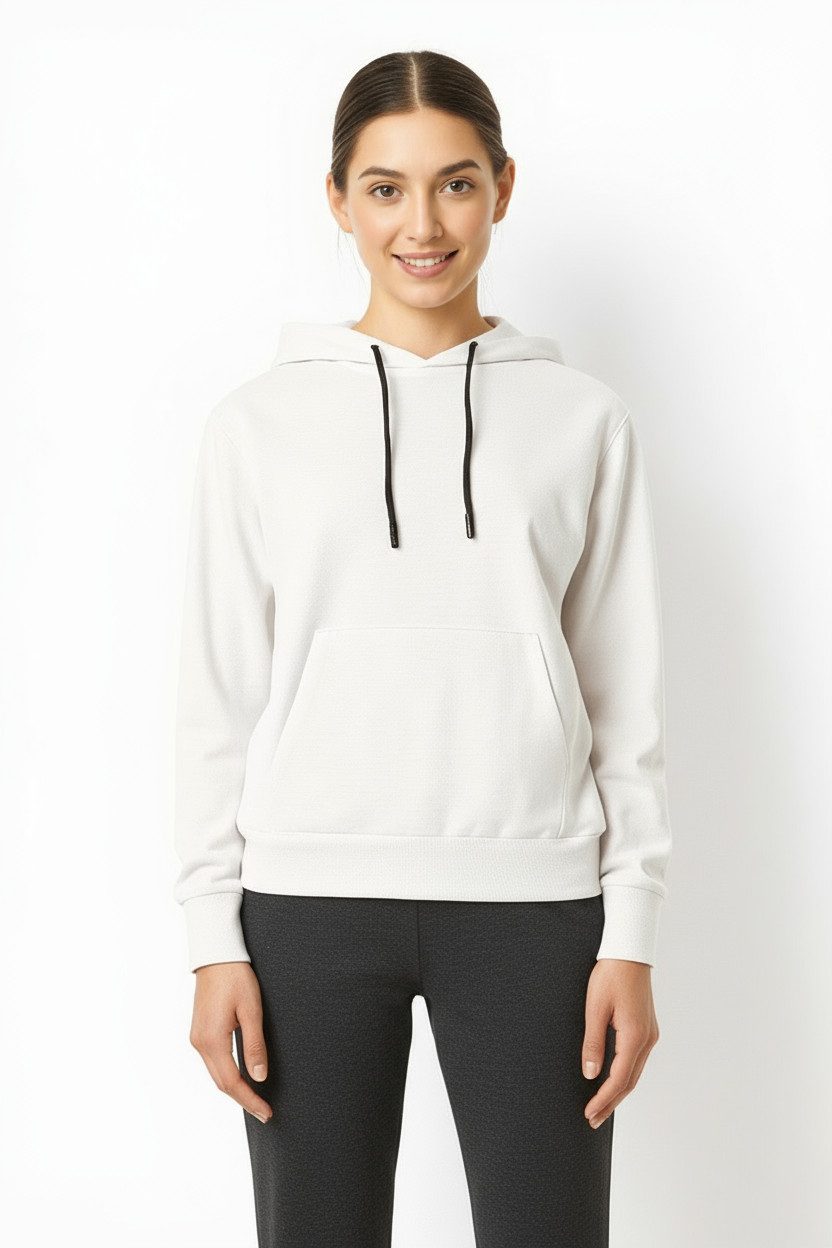 CMP Kapuzenpullover WOMAN SWEAT FIX HOOD aus Polyester, Viskose und Elastha günstig online kaufen