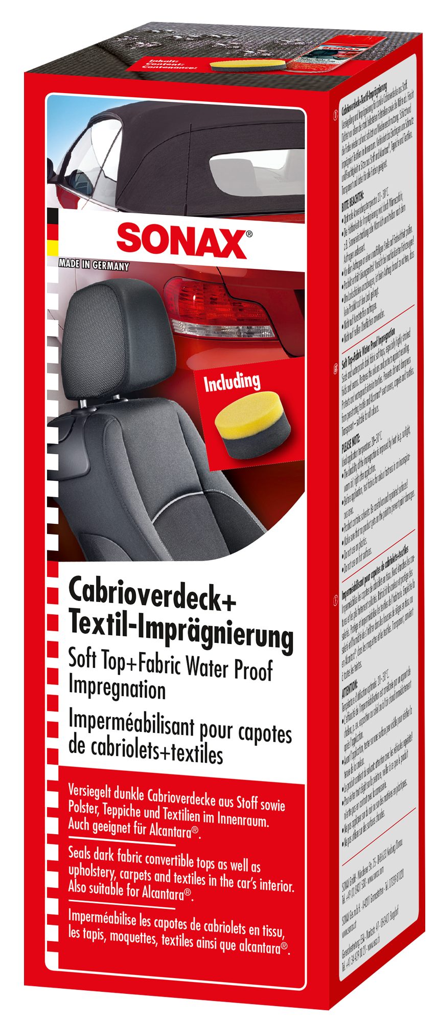 Sonax SONAX Cabrioverdeck+TextilImprägnierung 250 ml Lackpolitur