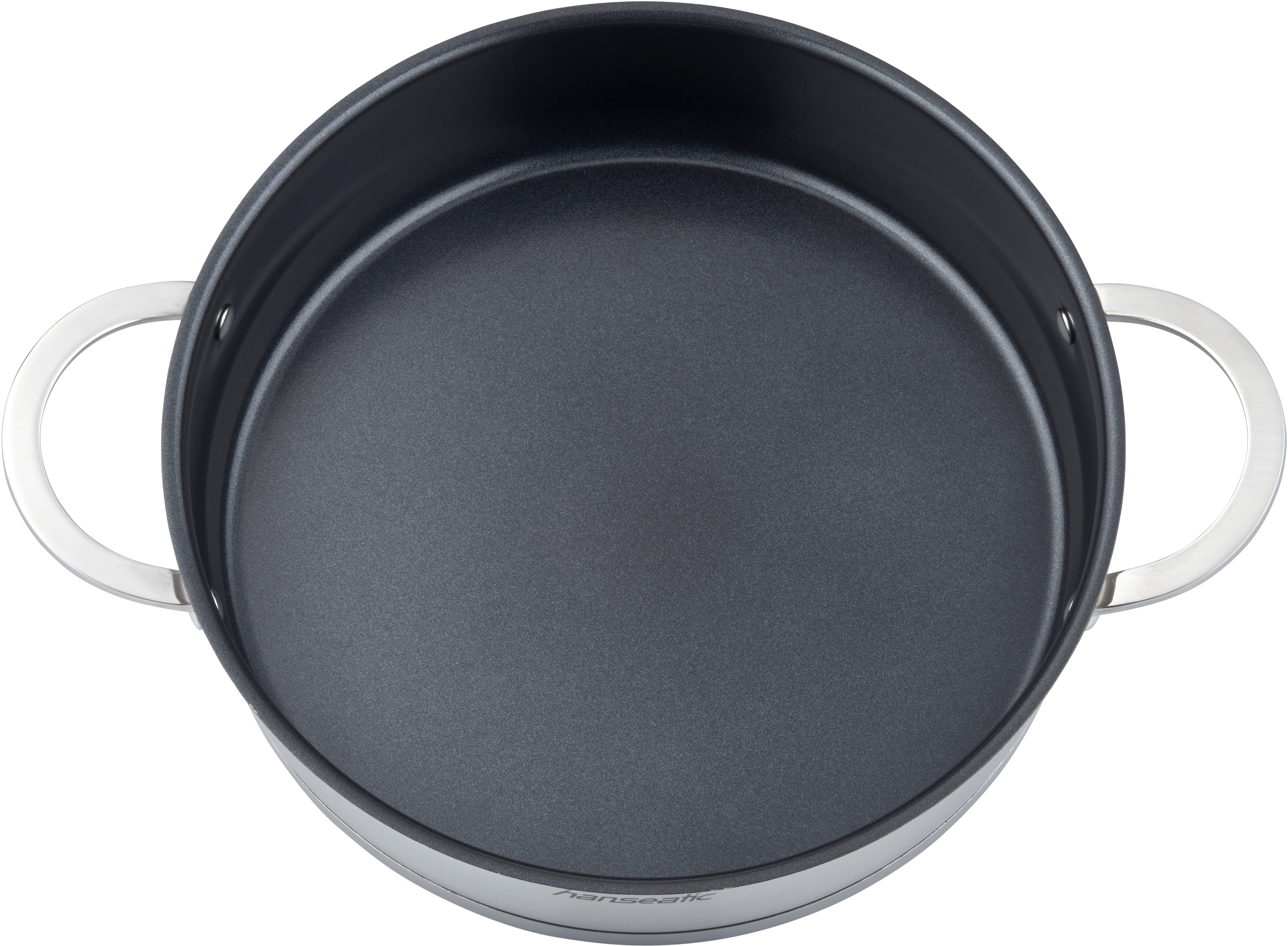 Hanseatic Servierpfanne hanseatic, Edelstahl 18/10, rostfrei, mit Antihaft-Versiegelung, Induktion