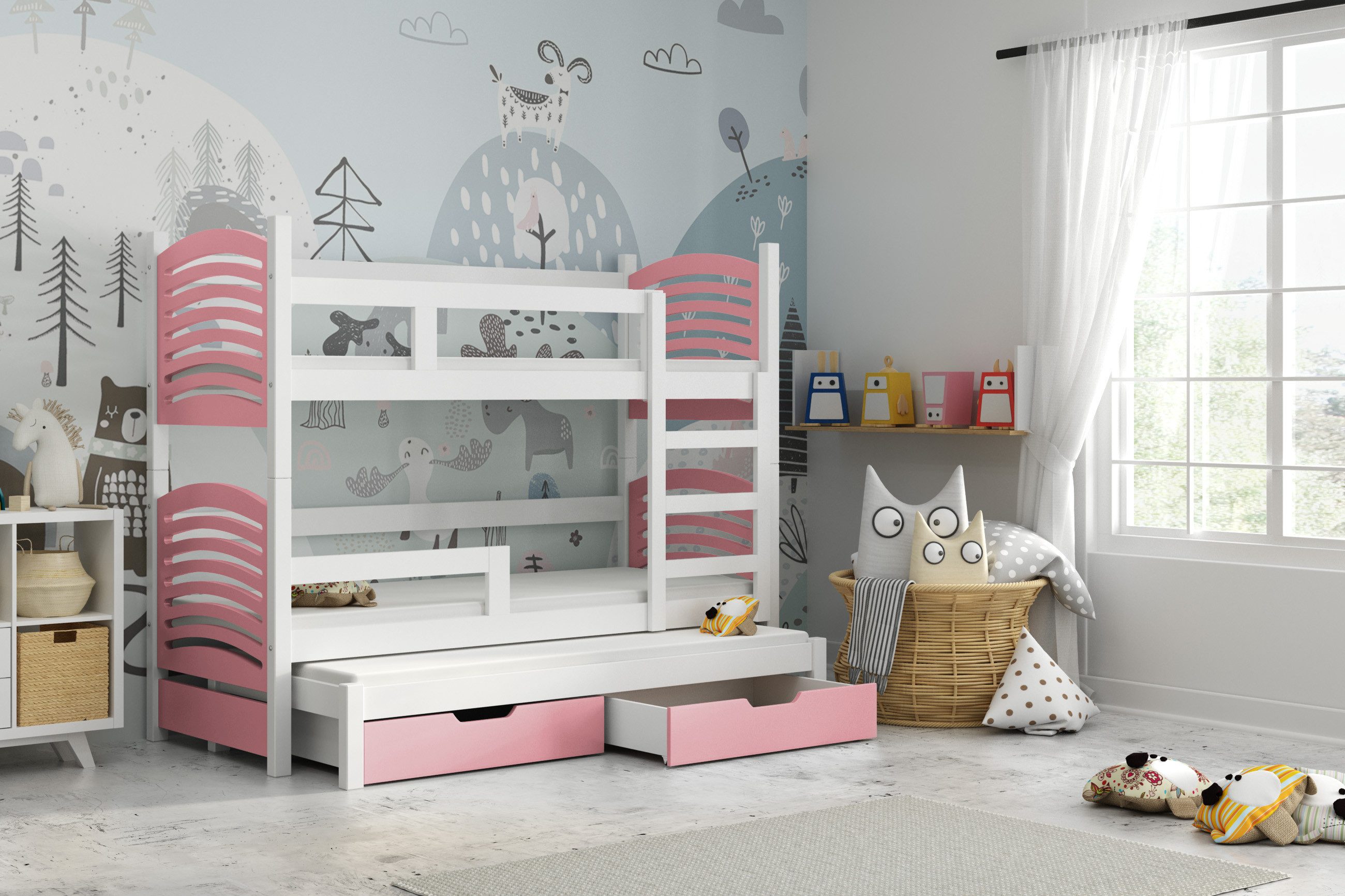 thematys Hochbett Etagenbett optional mit Ausziehbett günstig online kaufen