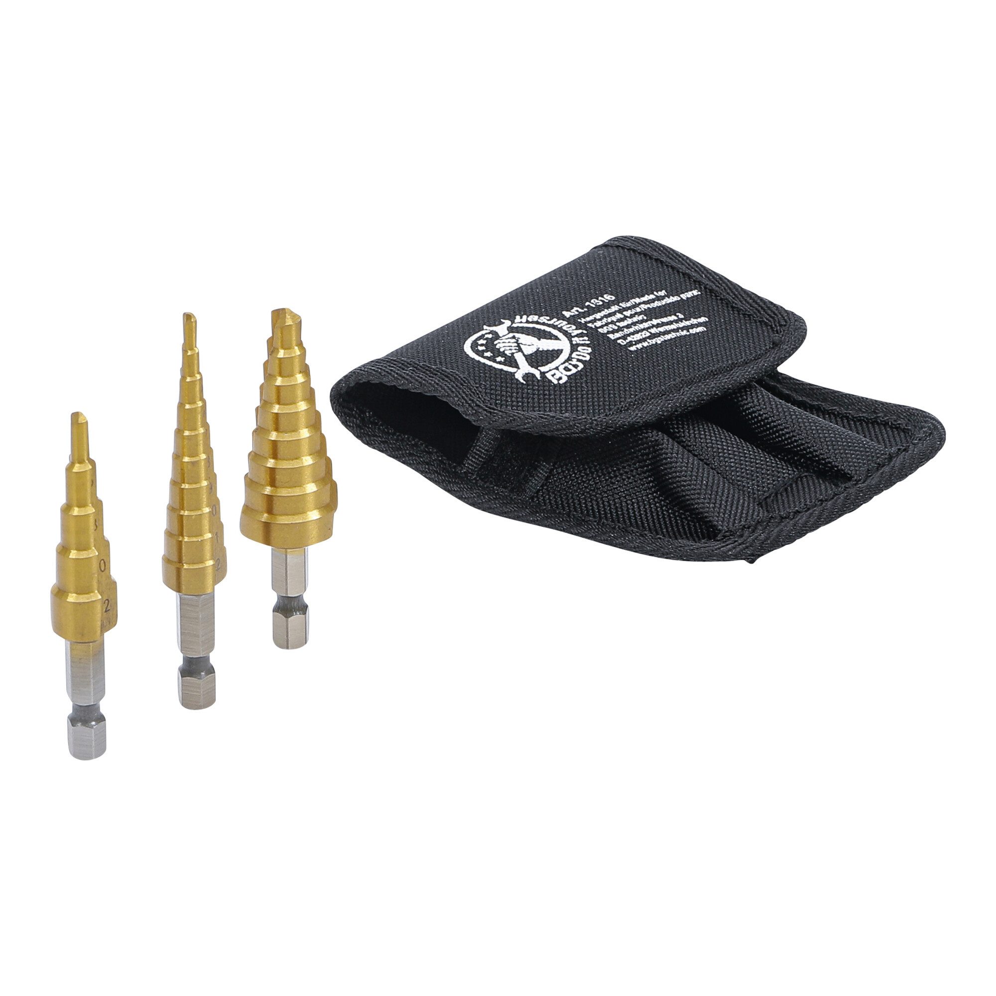 BGS Universalbohrer BGS Do it yourself HSS-Stufenbohrer-Satz 3 - 20 mm 3-tlg.