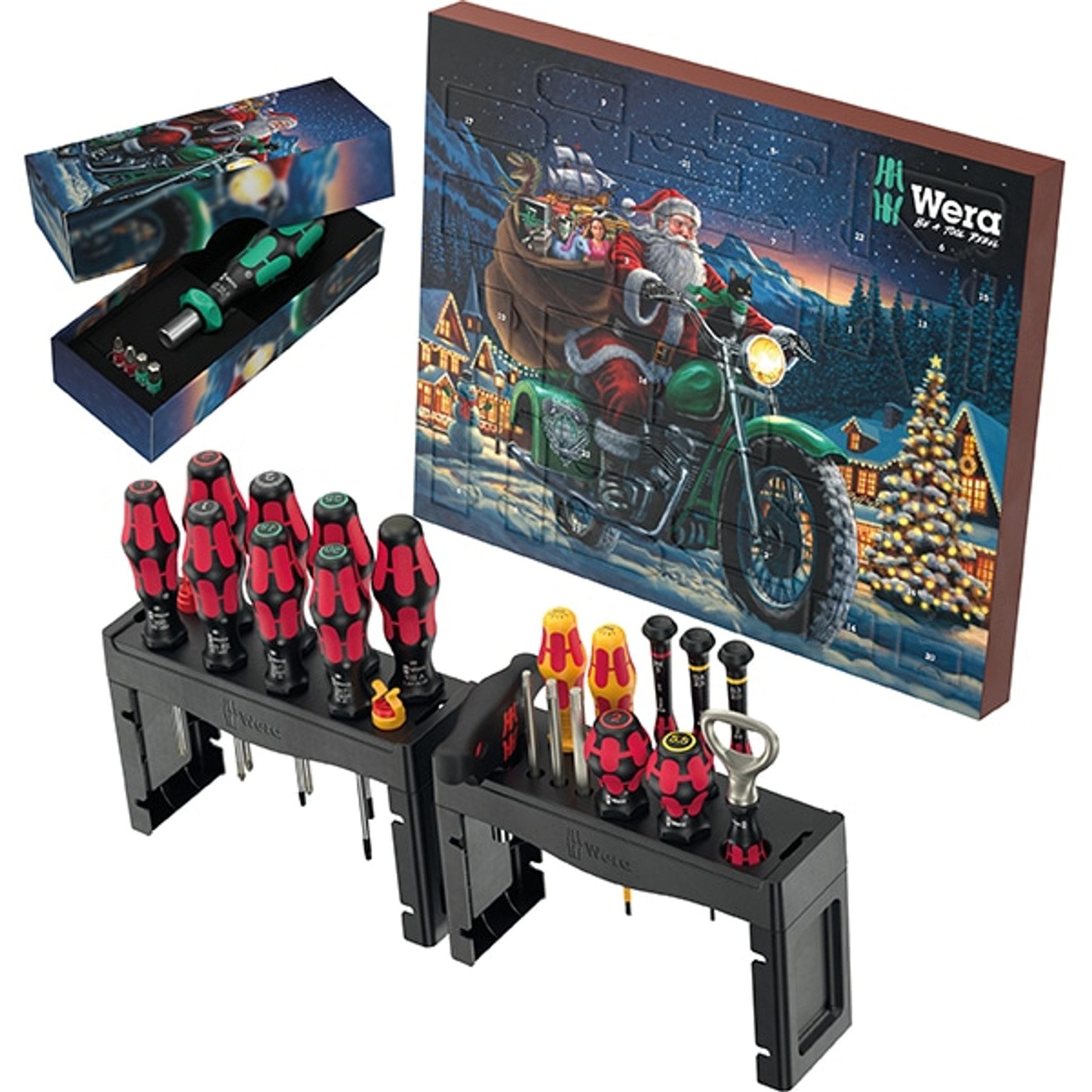 Wera Werkzeugset WERA Weihnachtsset, Adventskalender 2025 + Bits-Handhalter günstig online kaufen