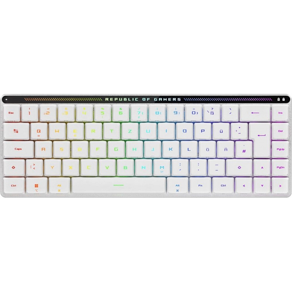 Asus ROG Falchion RX Low Profile - Tastatur - weiß Gaming-Tastatur