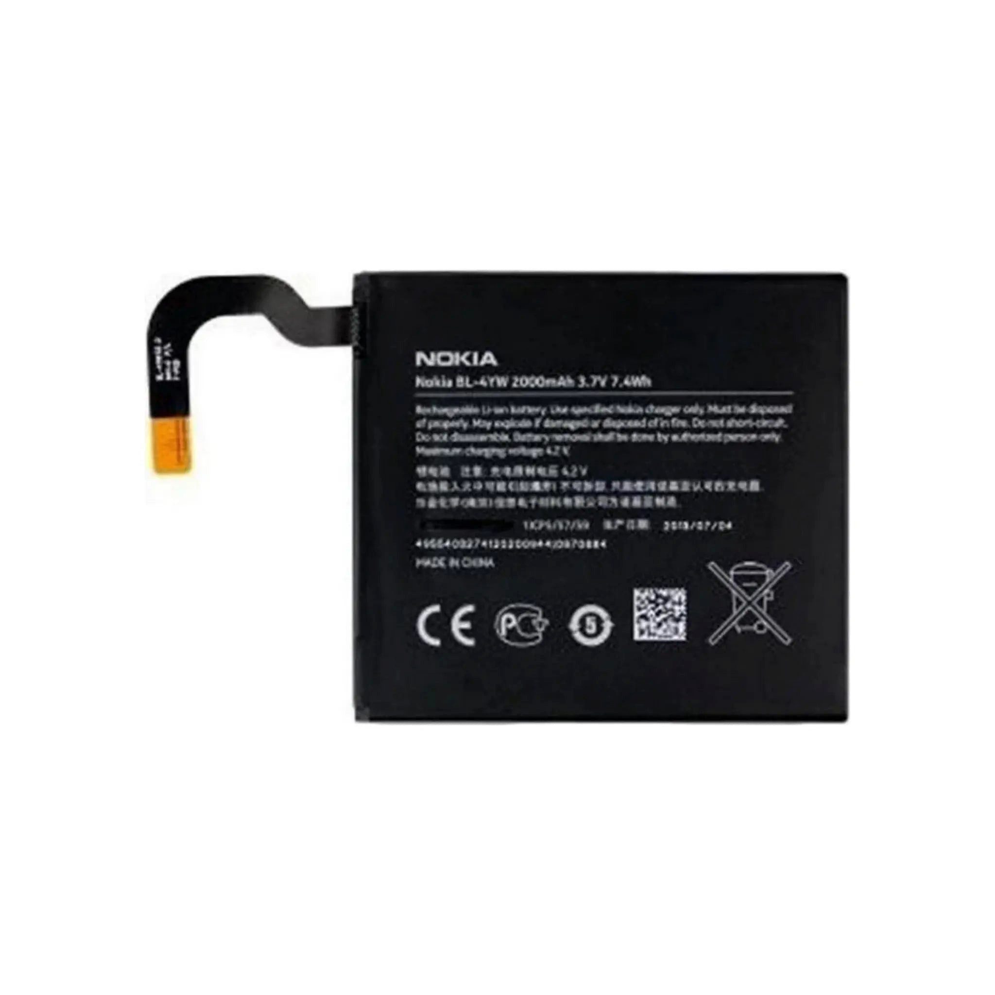 Nokia Akku BL-4YW Li-Ion 3.8 Volt 2000 mAh Handy-Akku 2000 mAh