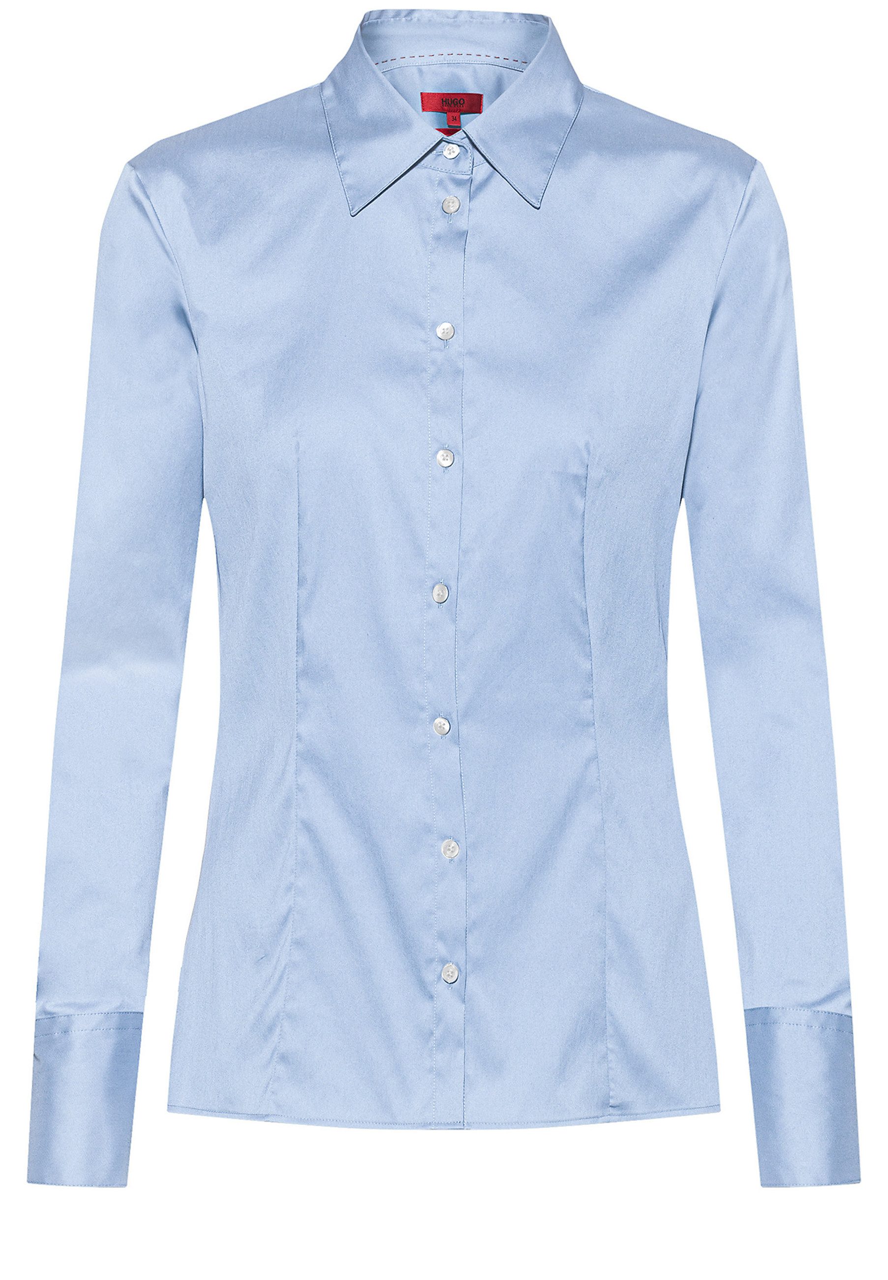 HUGO Klassische Bluse The Fitted Shirt (1-tlg)