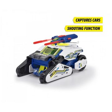 Dickie Toys Spielzeug-Polizei Police Bot, 35 cm, mit Transform-Funktion, Licht & Sound